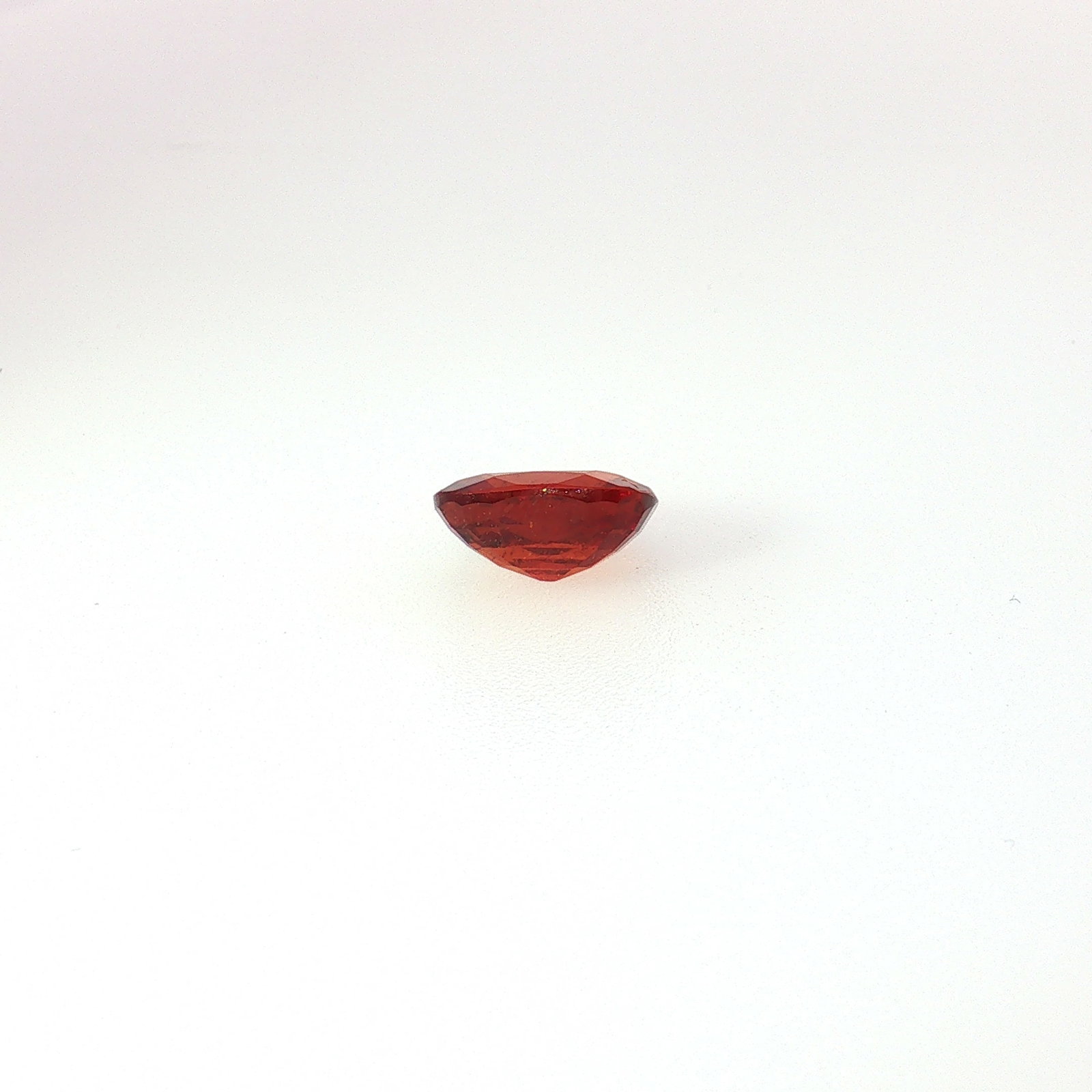 Loose Cushion Cut Red Hessonite Gemstone - 3