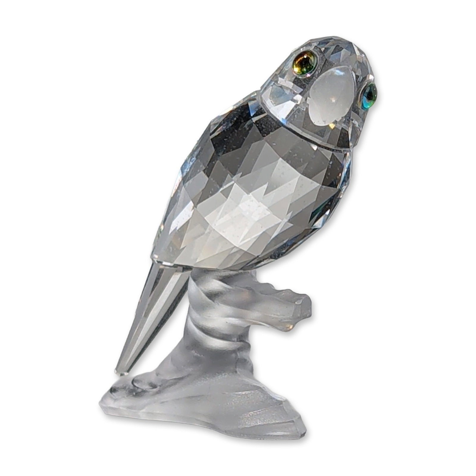 Swarovski Silver Crystal Figurine, Parrot (1 of 5)