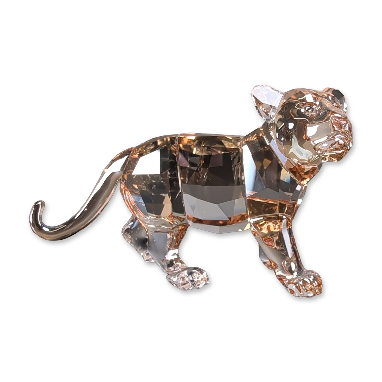 Swarovski SCS Golden Shadow Tiger Cub Figurine (1 of 4)