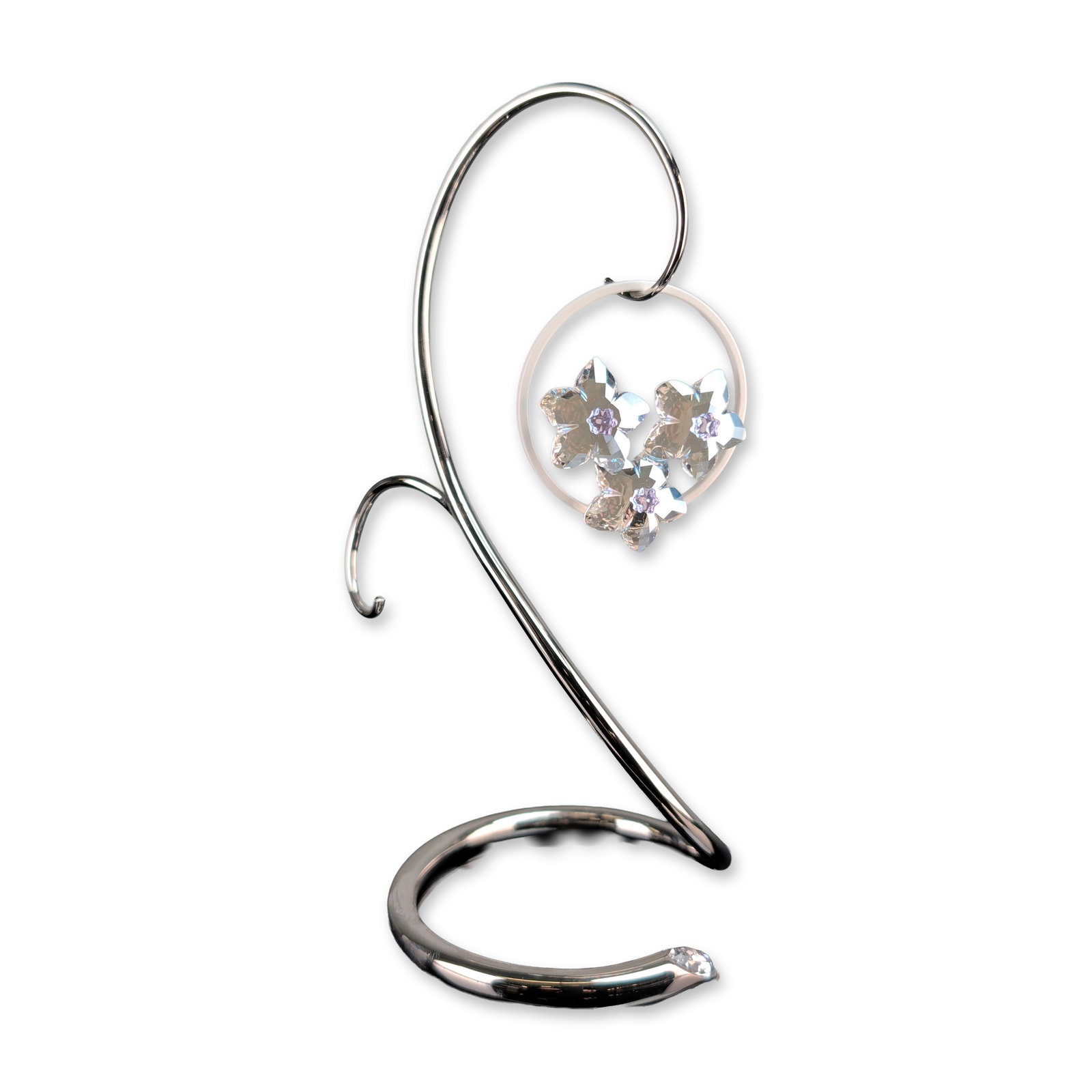 Swarovski SCS Crystal Orchid Blossom Ornament w/ Display (1 of 5)