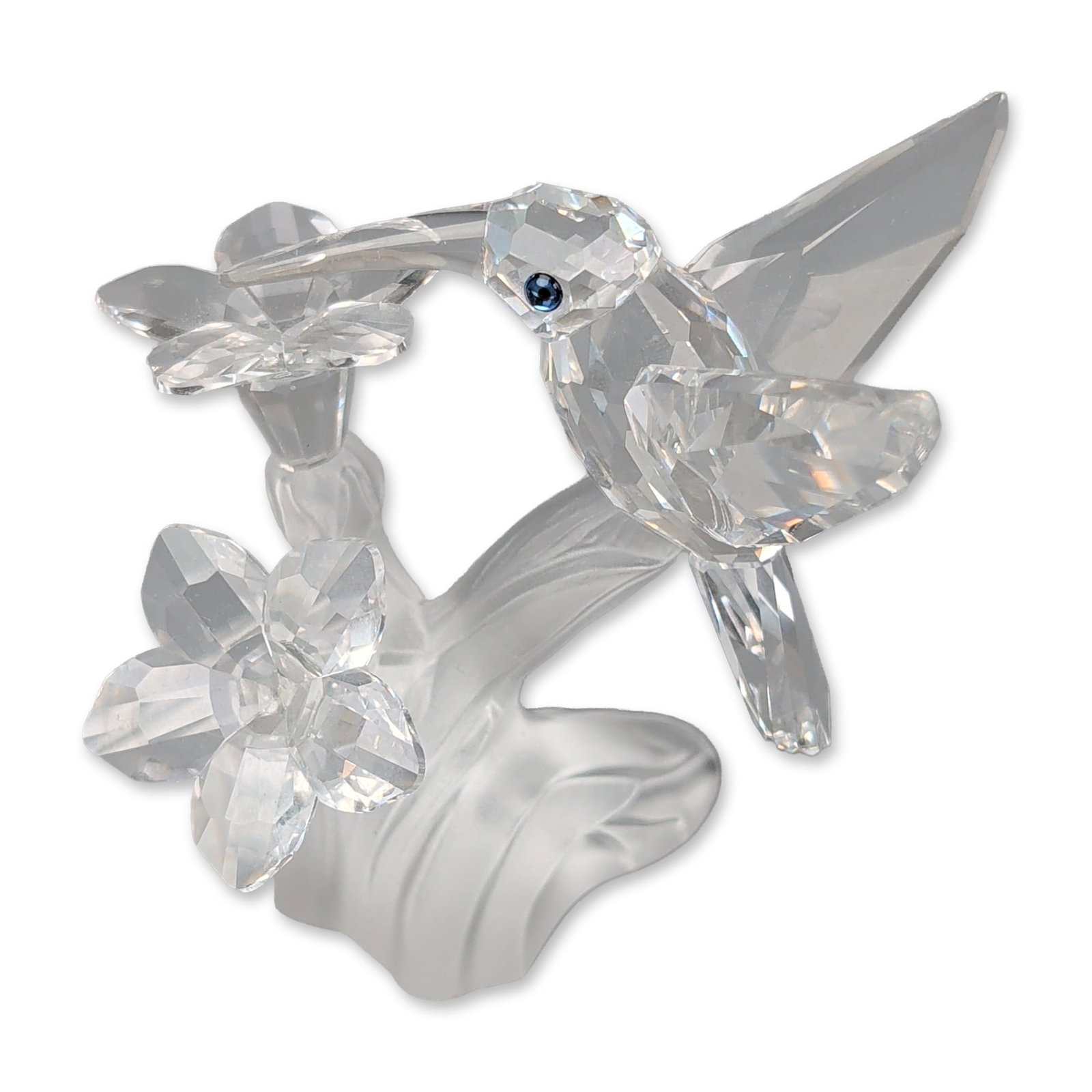 Swarovski Silver Crystal Figurine, Hummingbird (1 of 6)