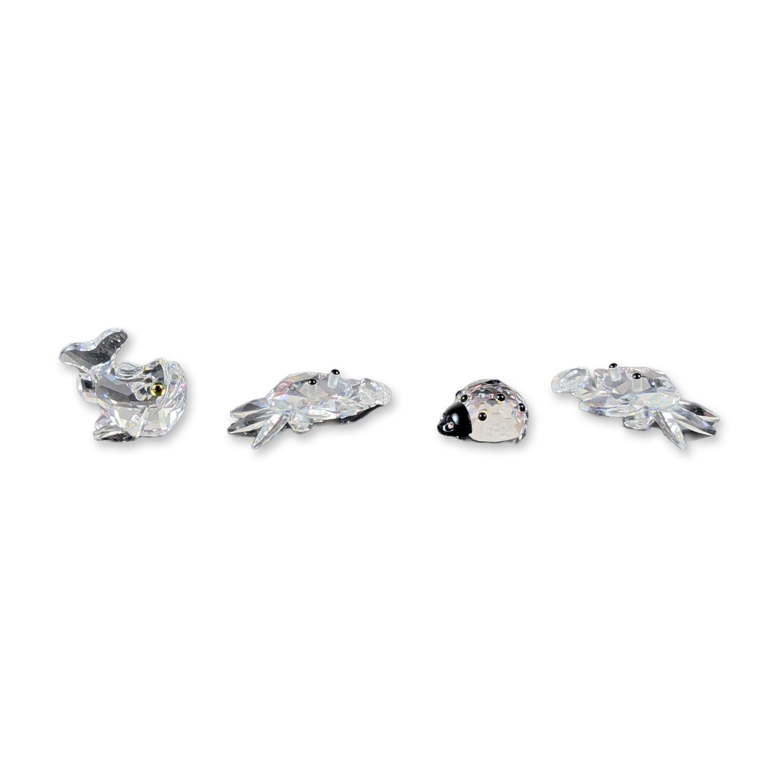 4pc Swarovski Silver Crystal Animal Figurines Collection (1 of 6)