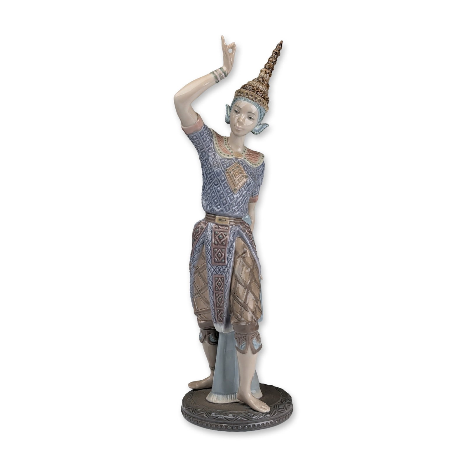 Lladro Porcelain Figurine, Siamese Dancer - Male 01005592 (1 of 4)