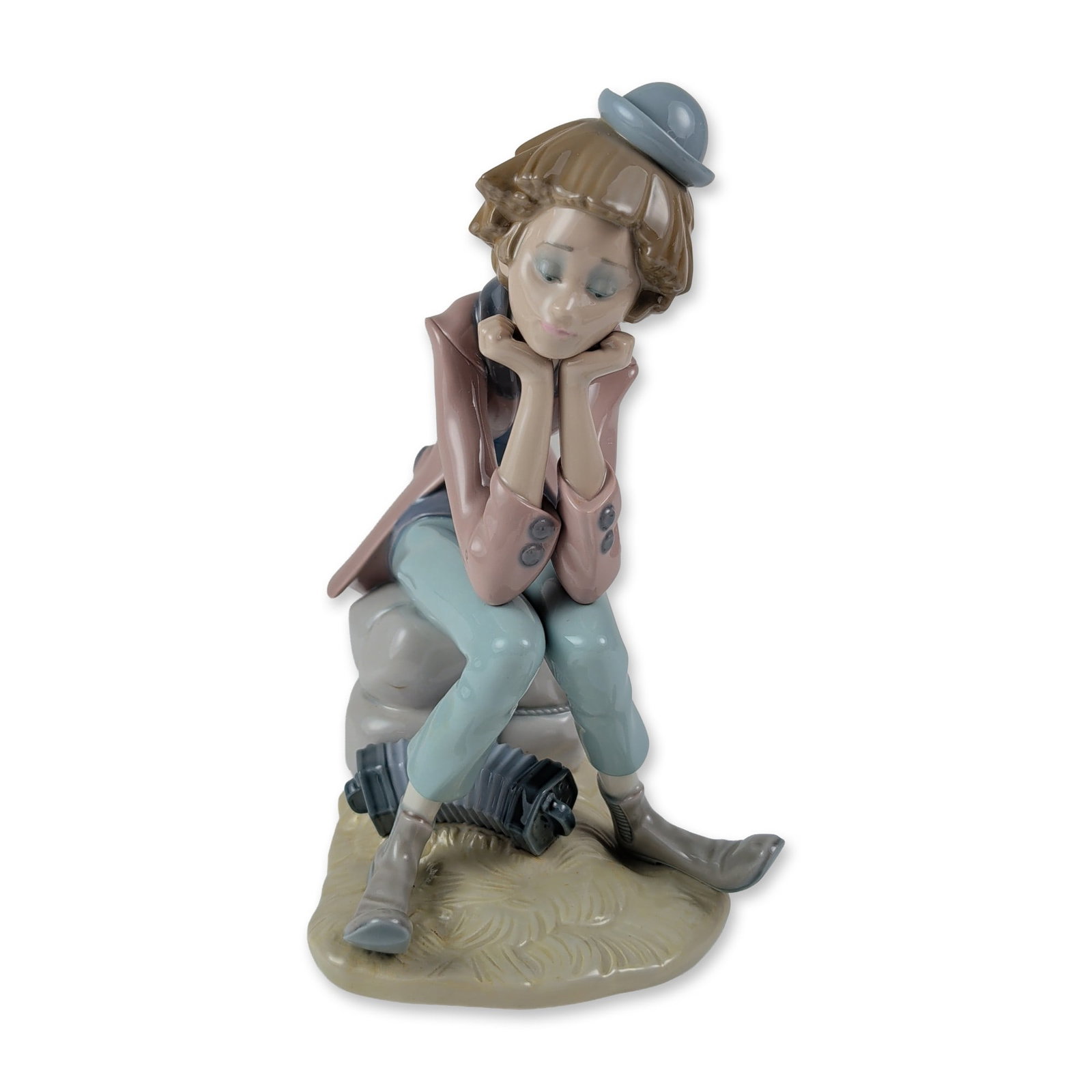 Lladro Clown Thinking Porcelain Figurine 1005058 (1 of 4)