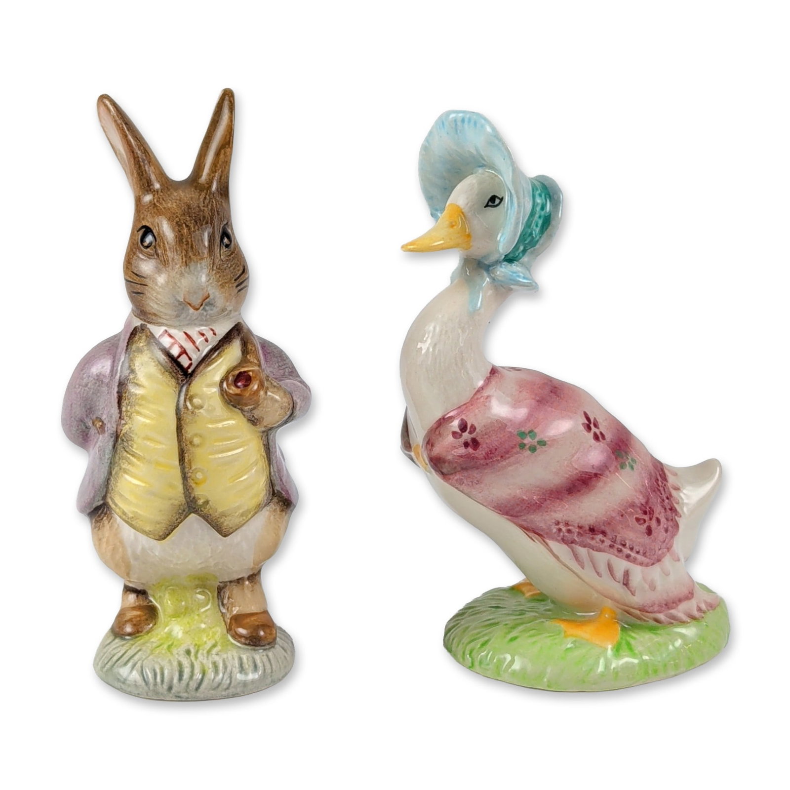 2pc Royal Albert Beatrix Potter Porcelain Figurines (1 of 4)