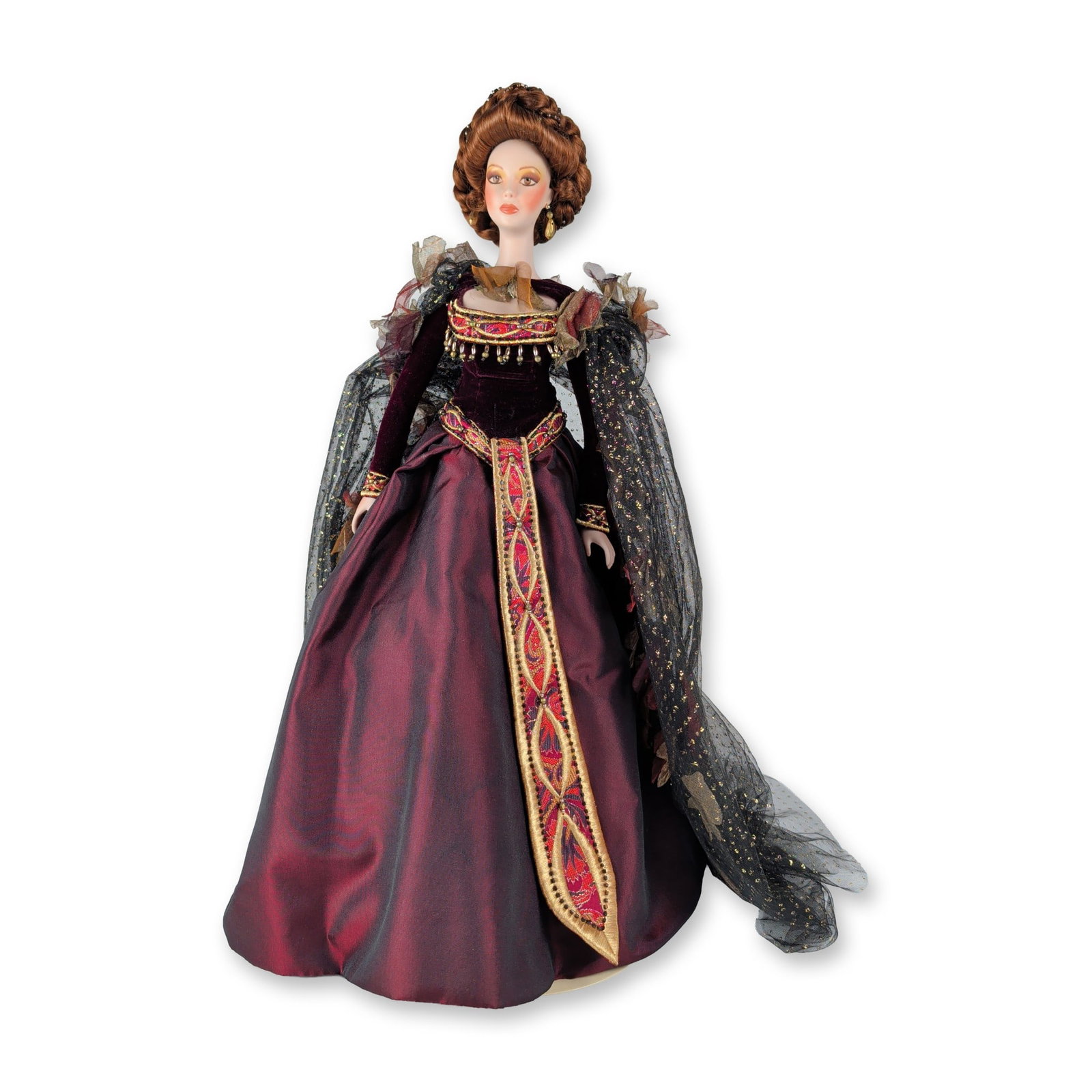 Large Collectible Bob Mackie Legendary Beauties Doll in Period Style Gown, Autumn (1 of 6)