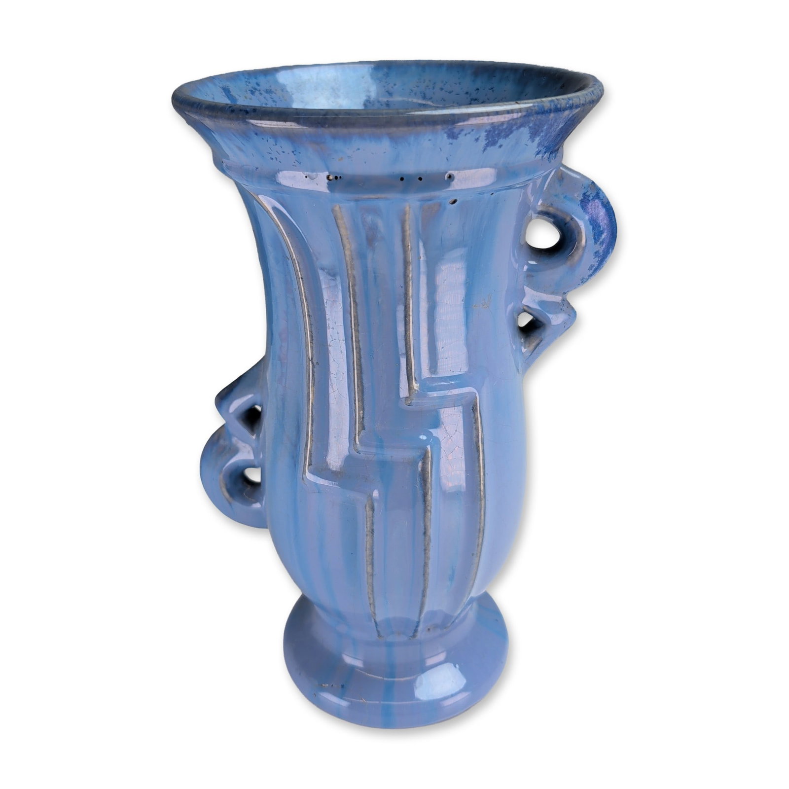 Fulper Art Pottery Blue Flambe Vase (1 of 3)