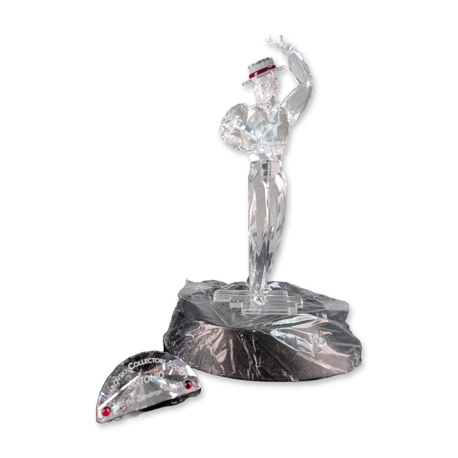 Swarovski SCS Crystal Antonio Magic of Dance Figurine w/ Plaque, Stand & COA (1 of 4)