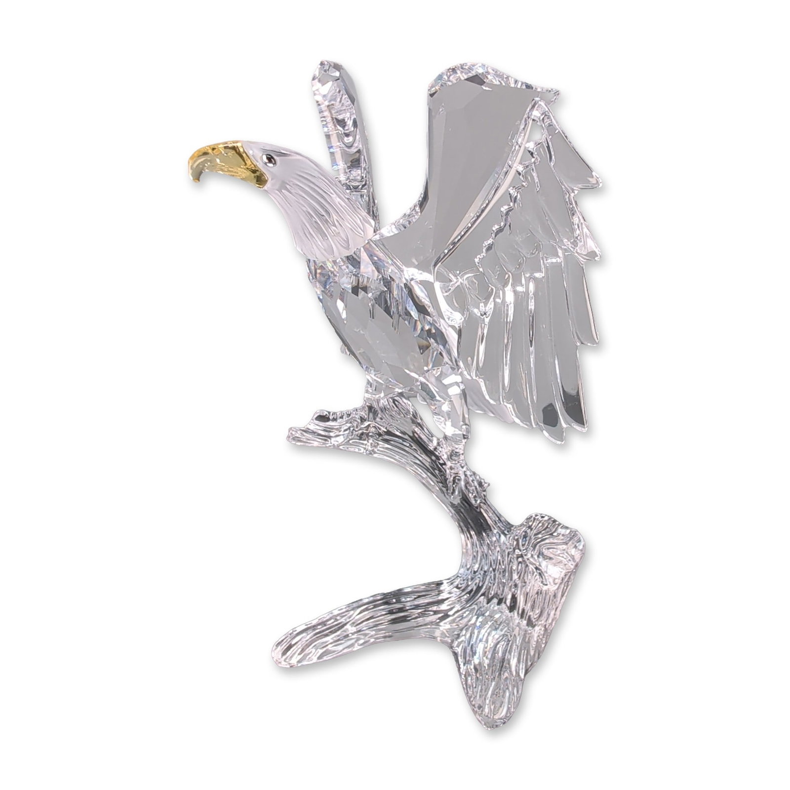 Swarovski Silver Crystal Bald Eagle Figurine (1 of 4)