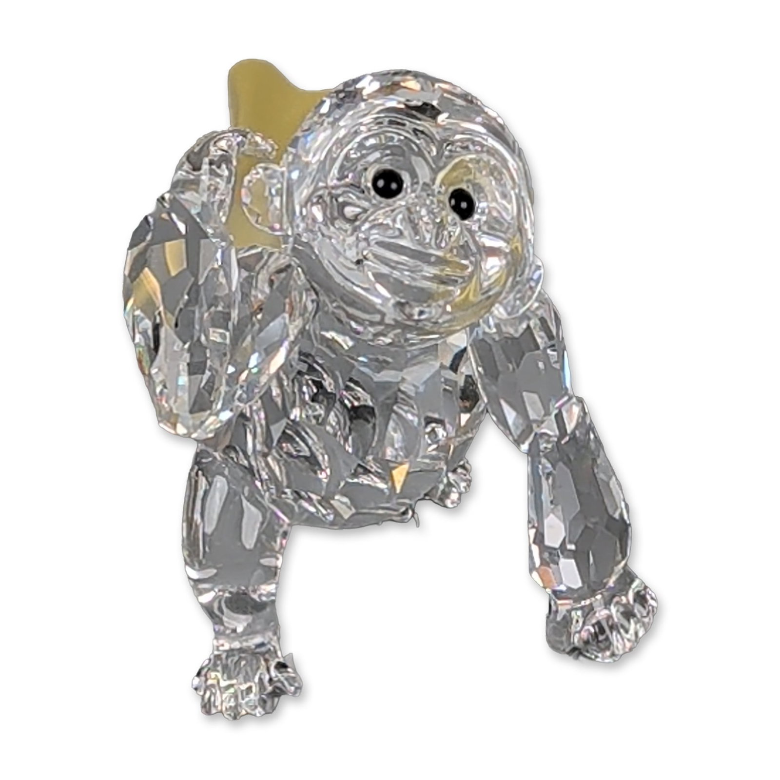 Swarovski Crystal Figurine, Young Gorilla (1 of 5)