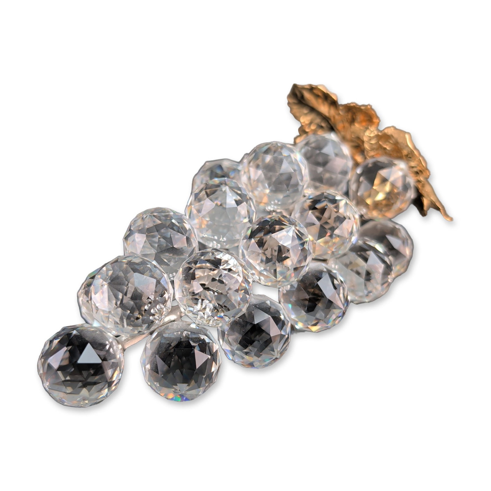 Swarovski Silver Crystal Bunch of Grapes Figurine (1 of 4)