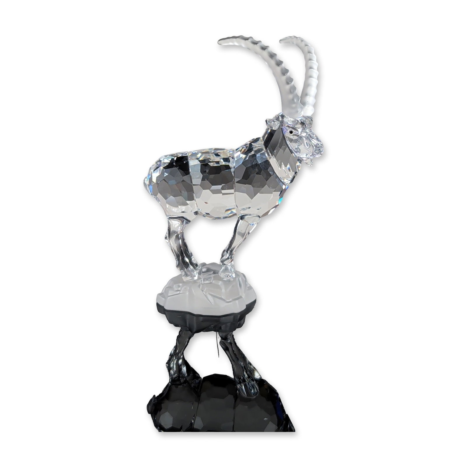 Swarovski Silver Crystal Ibex Figurine (1 of 6)