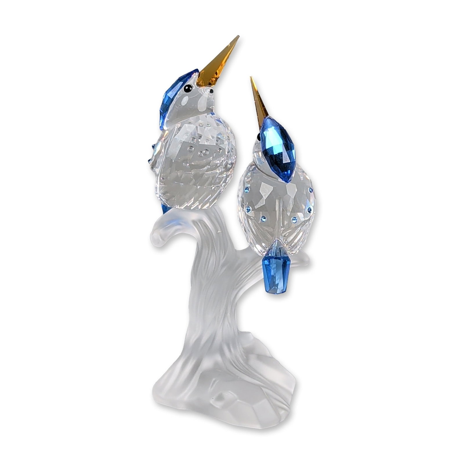 Swarovski Crystal Figurine, Malachite Kingfishers (1 of 5)