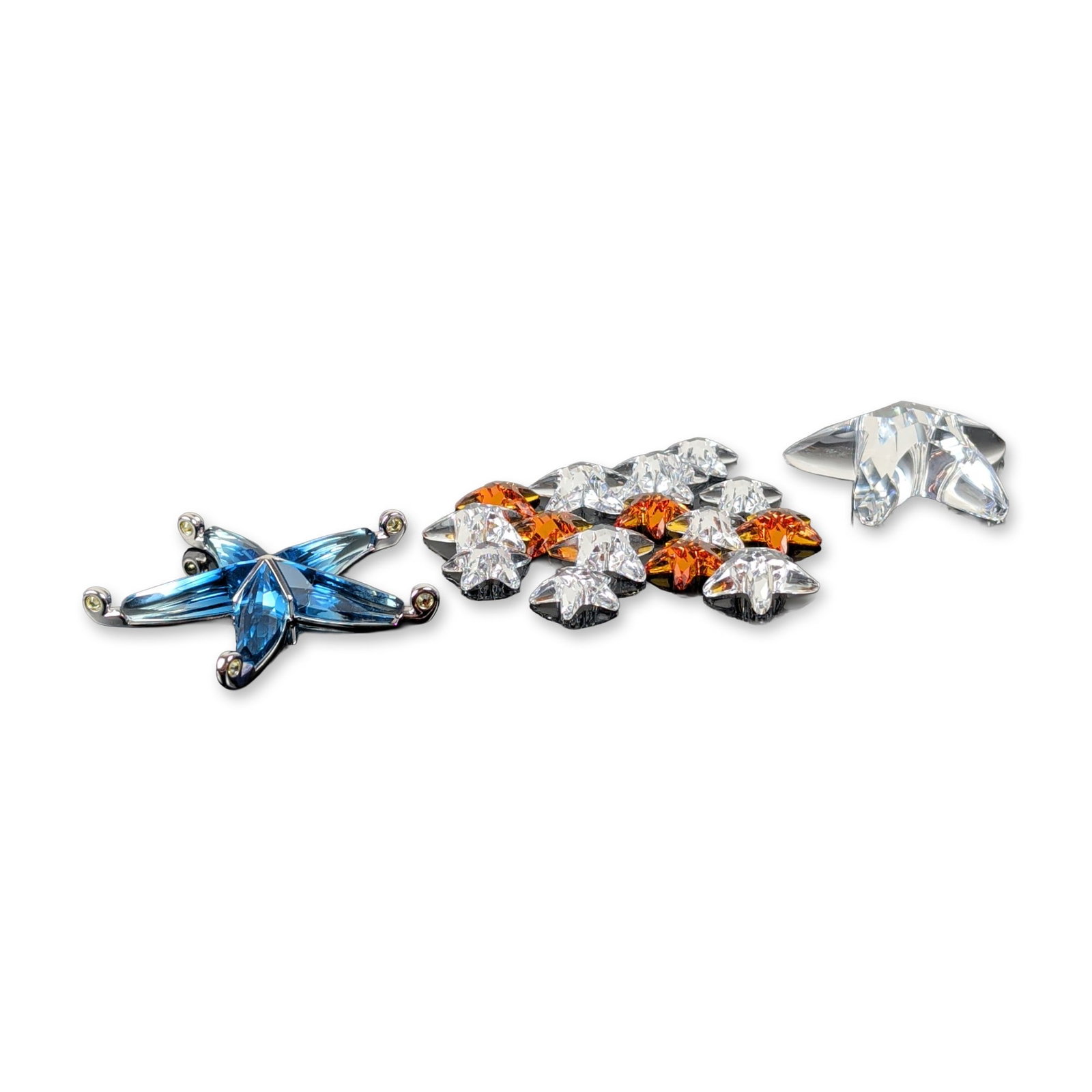 17pc Swarovski Crystal Starfish and Cluster (1 of 6)