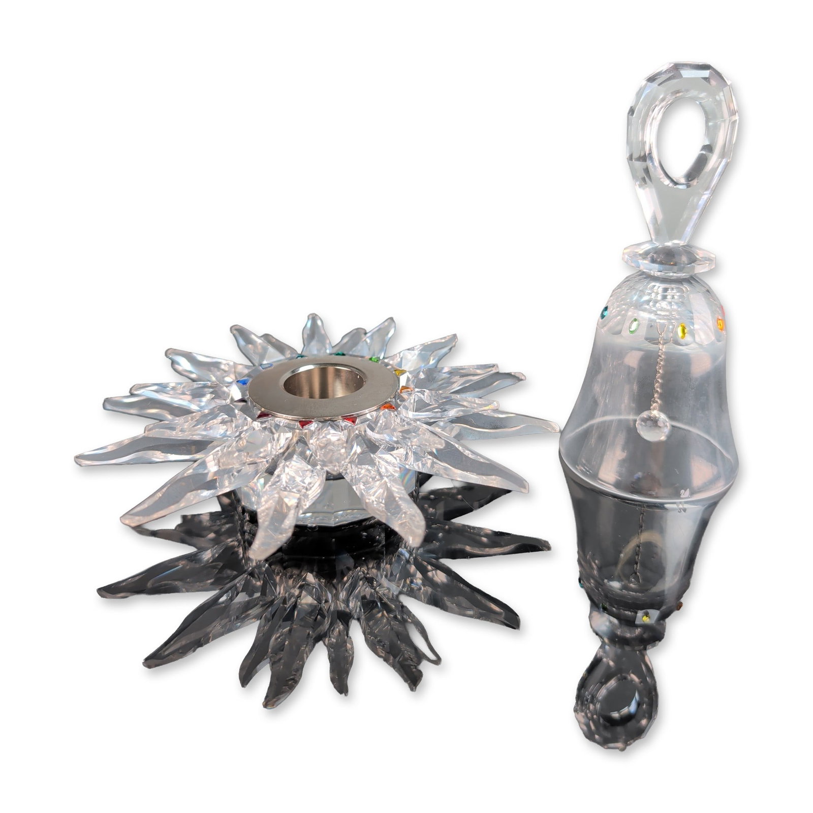 Swarovski Crystal Solaris Candleholder and Bell (1 of 5)
