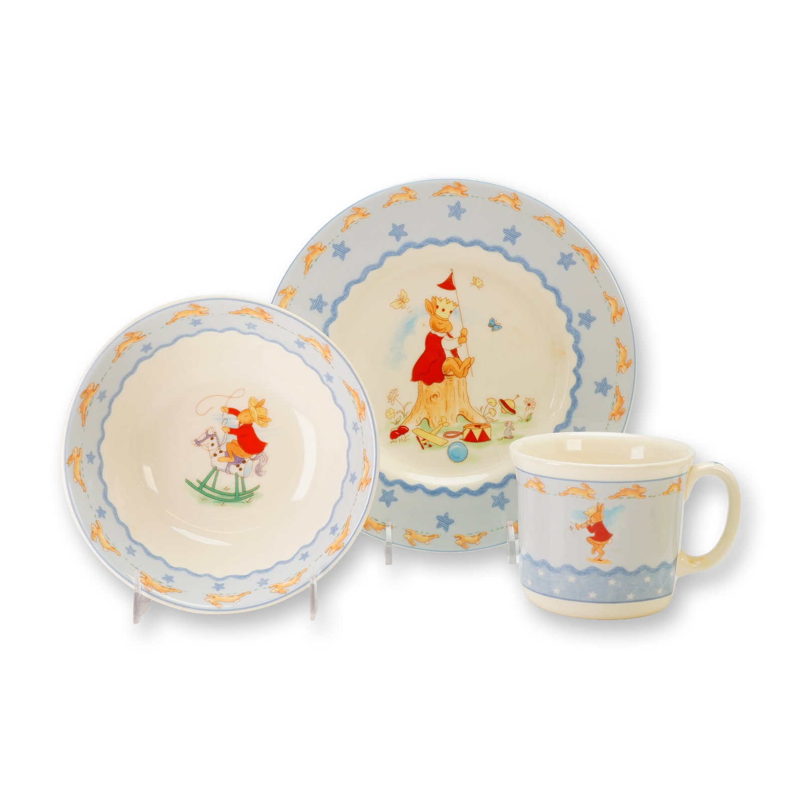 Royal Doulton Bunnykins Shining Stars Three Piece Children's Set (1 of 3)