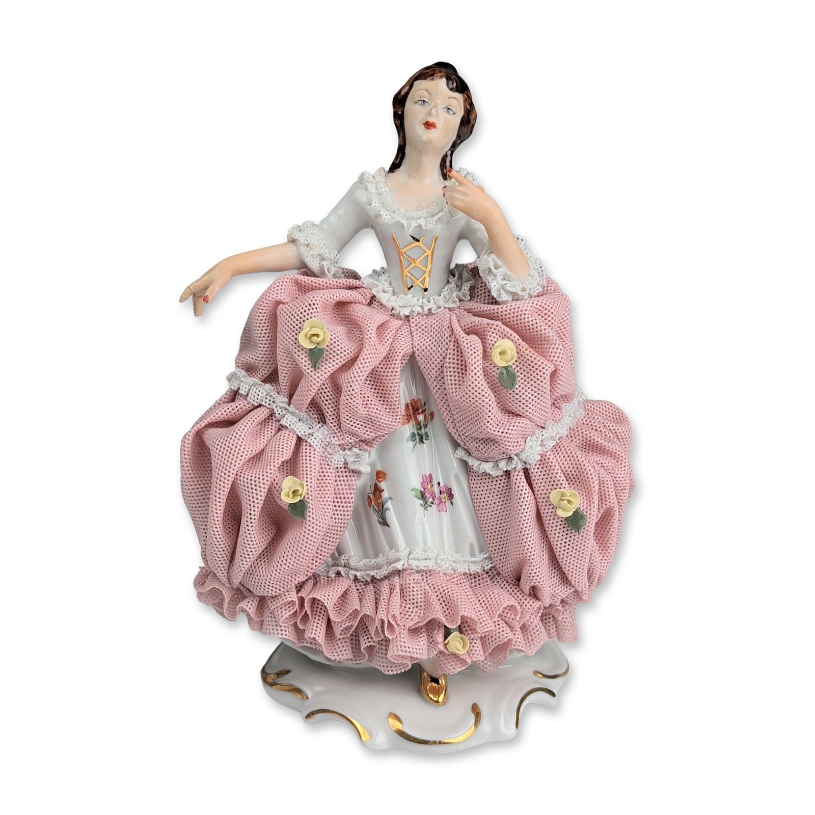 Dresden German Porcelain Lace Figurine (1 of 6)