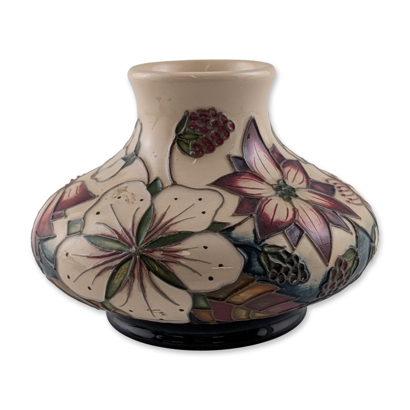 Moorcroft Bramble Revisited Pottery Vase (1 of 3)