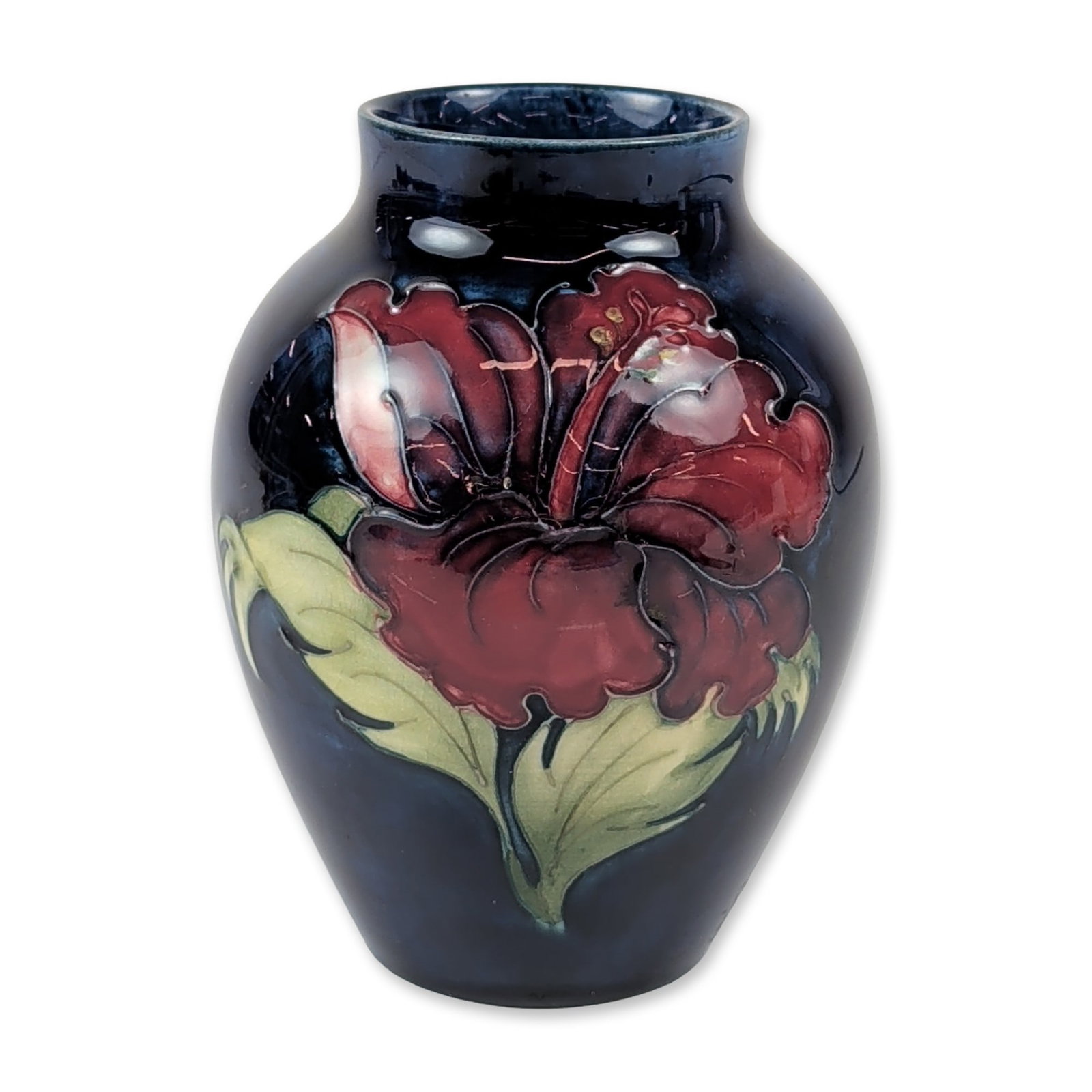 Moorcroft Walter Moorcroft Earthenware Hibiscus Vase (1 of 4)