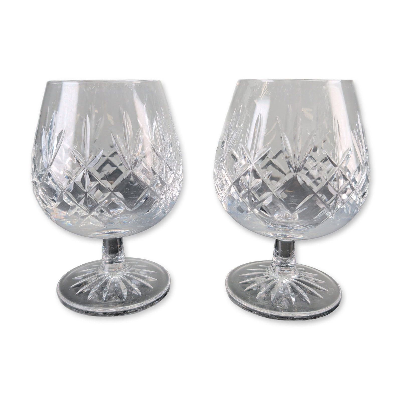 2pc Thomas Webb Cut Crystal Brandy Snifters (1 of 4)