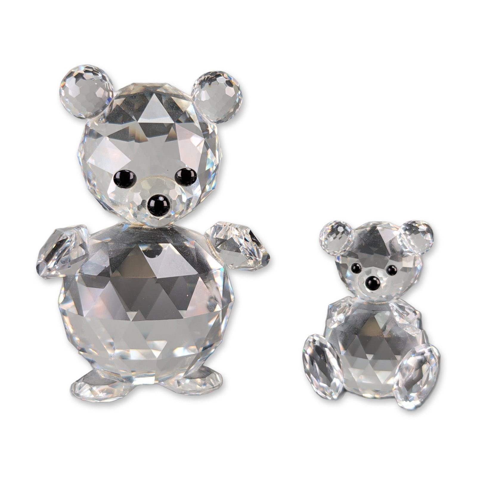 2pc Swarovski Crystal Bear Figurines (1 of 3)