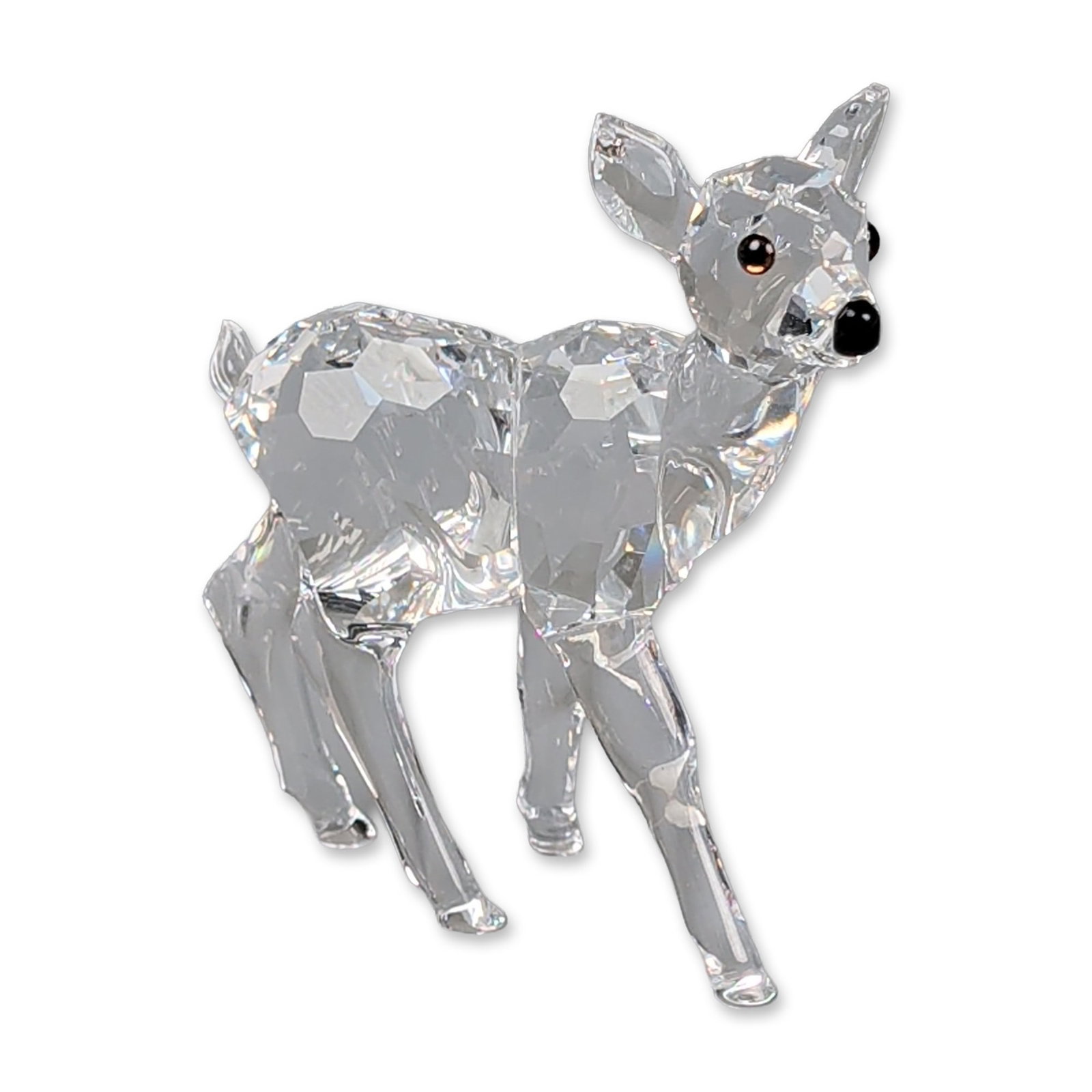 Swarovski Silver Crystal Figurine, Fawn (1 of 5)