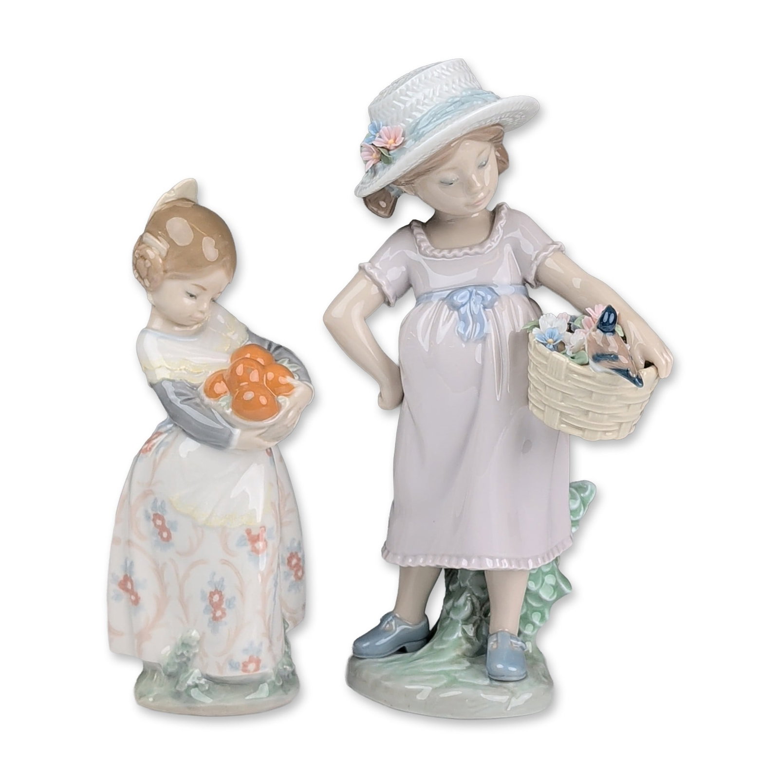 Two Lladro Porcelain Figurines, You're So Cute 01006826 & Girl from Valencia 01004841 (1 of 3)