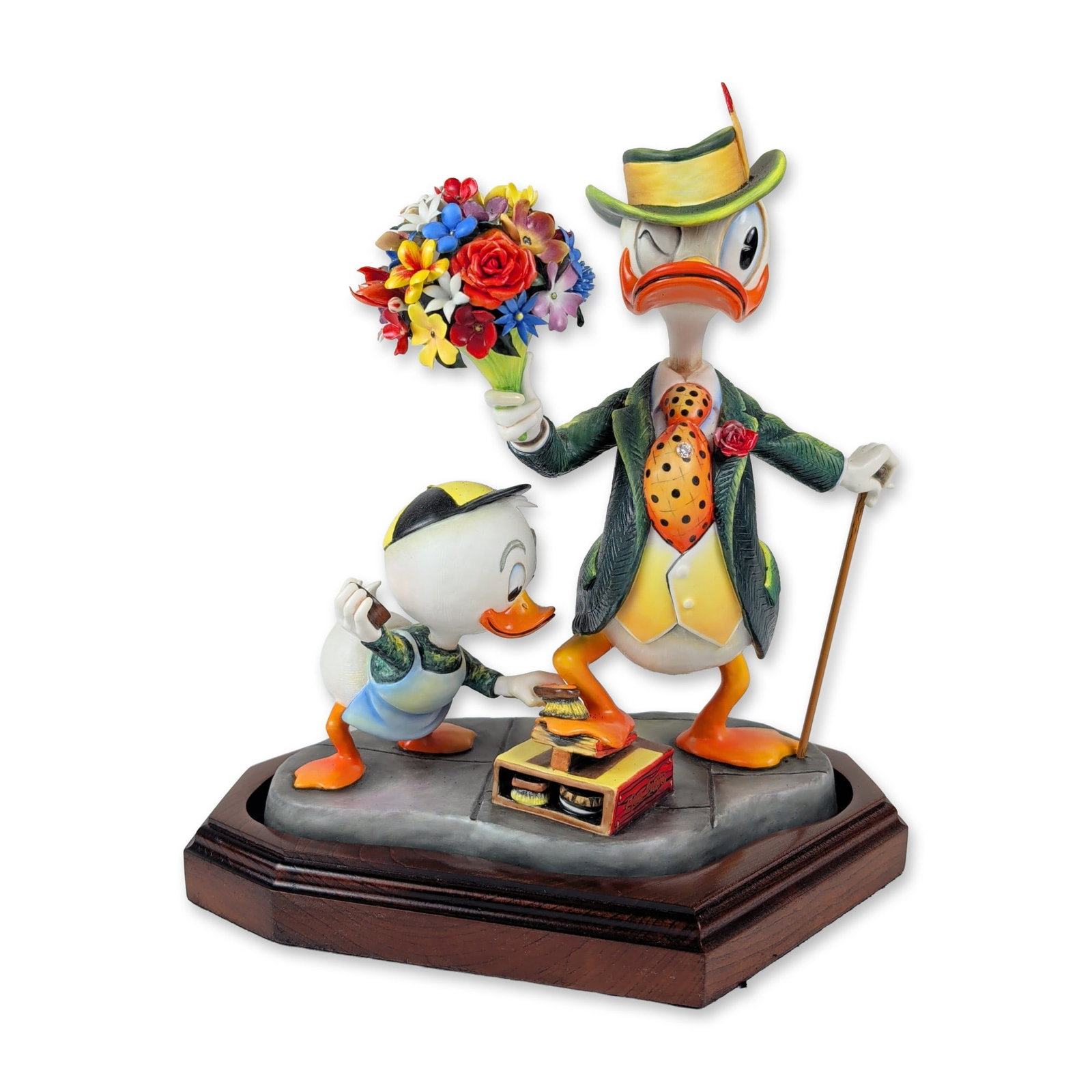 Disney Carl Barks Porcelain Donald Duck Figurine, Dude for a Day (1 of 5)