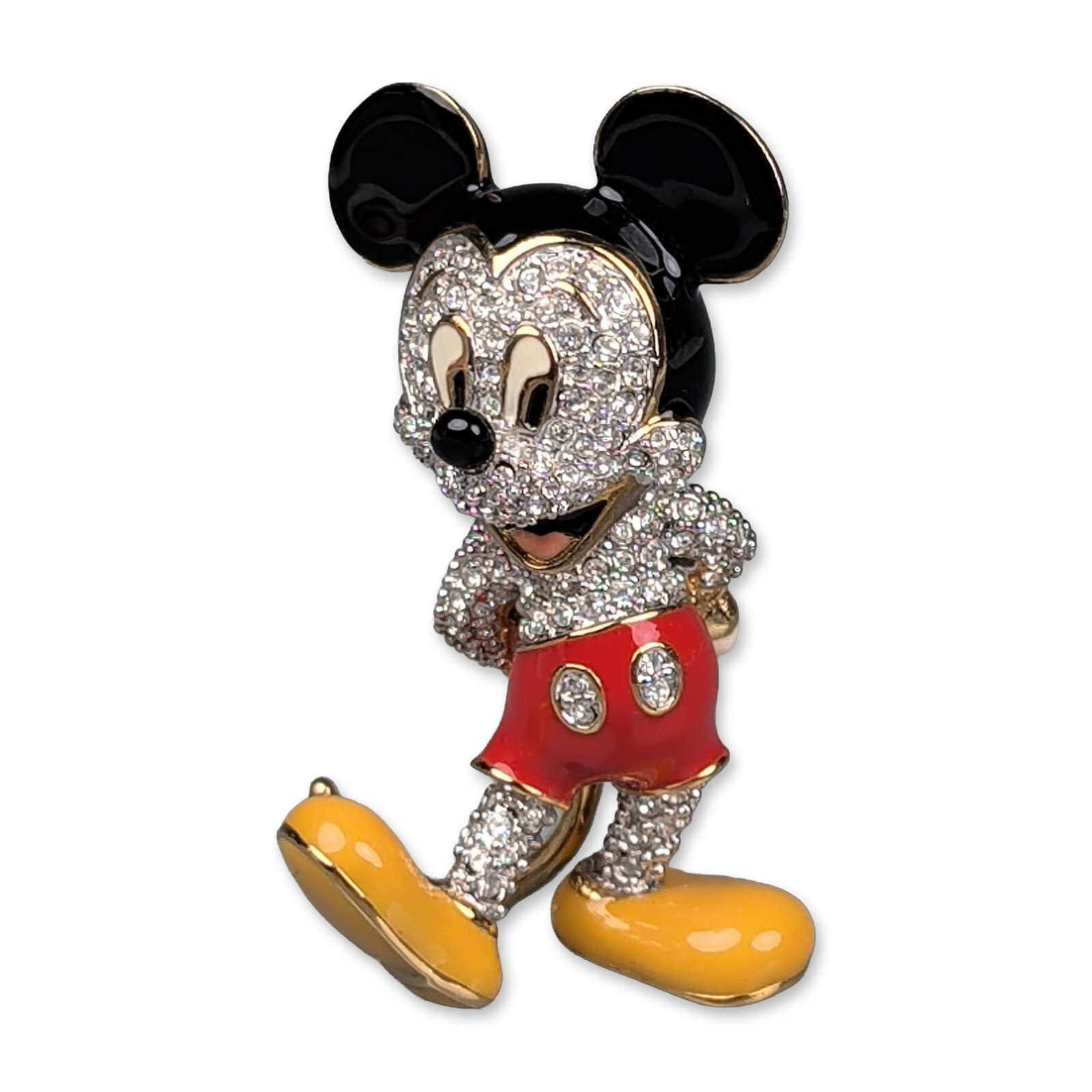 Disney Mickey Mouse Crystal Enamel Figurine (1 of 4)
