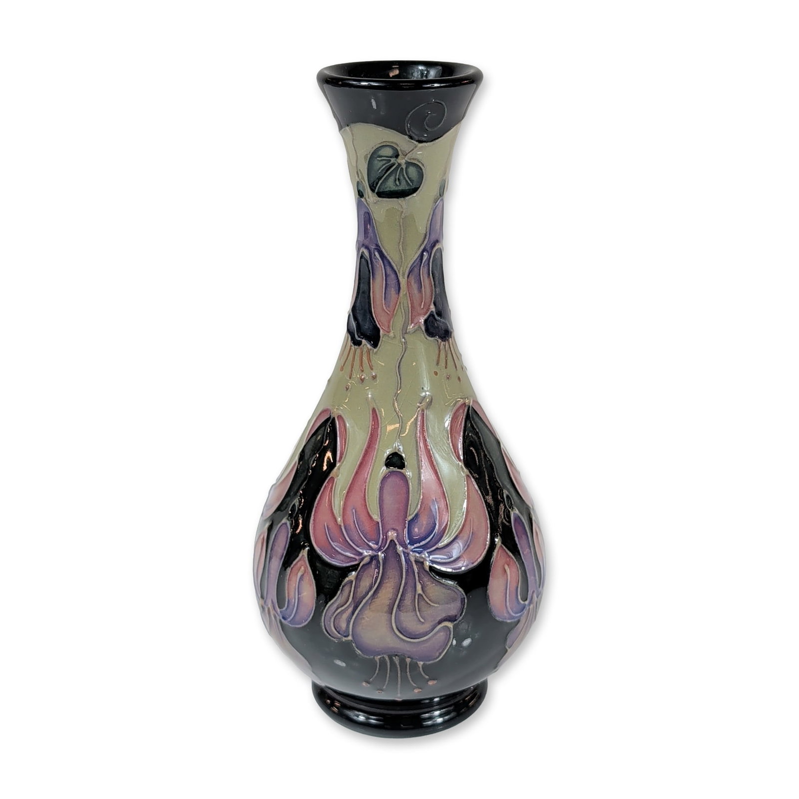 Moorcroft Fuchsia Rachel Bishop Pottery Vase (1 of 5)