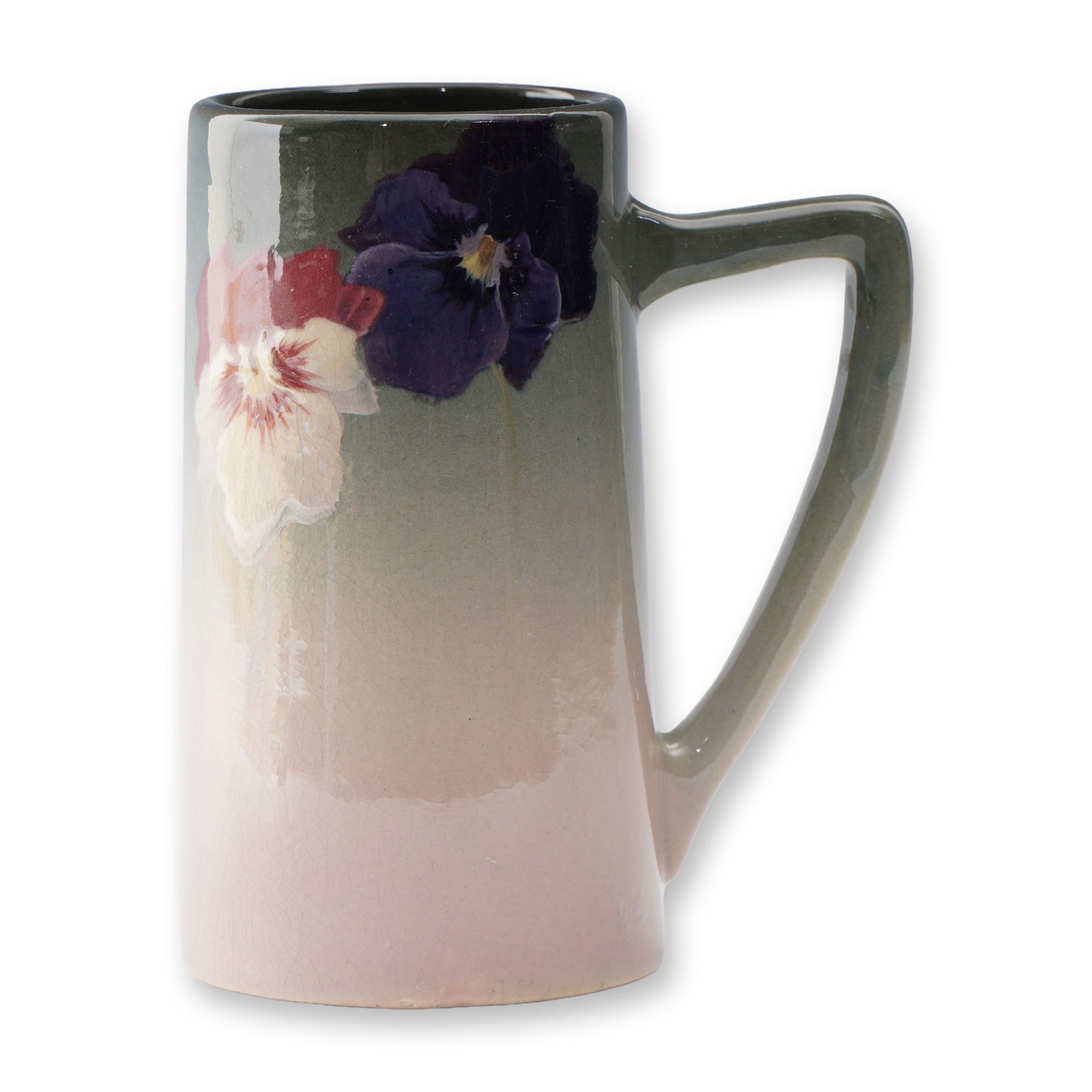 Weller Pottery Eocean Floral Mug (1 of 3)