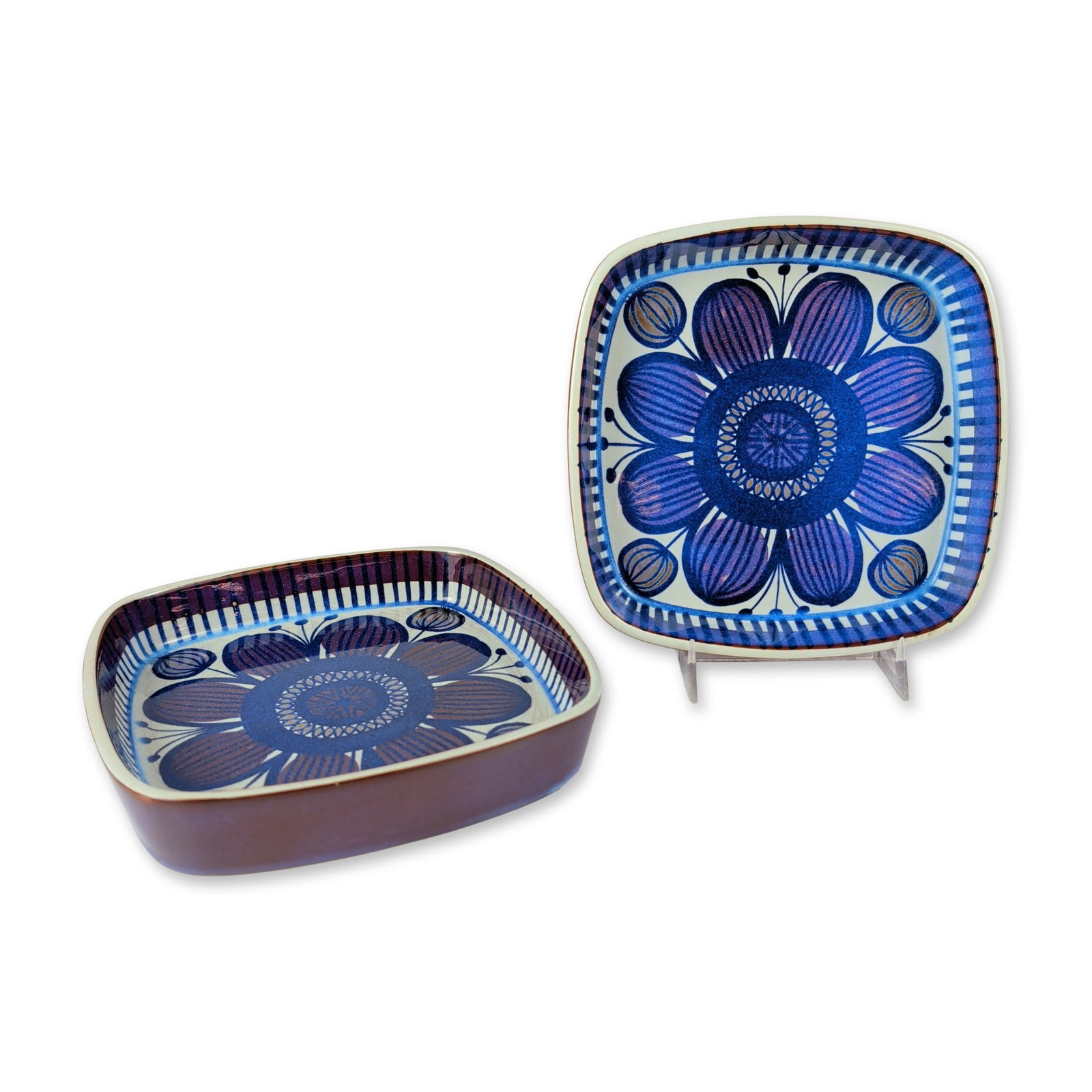 2pc Royal Copenhagen Tenera Faience Bowls (1 of 4)