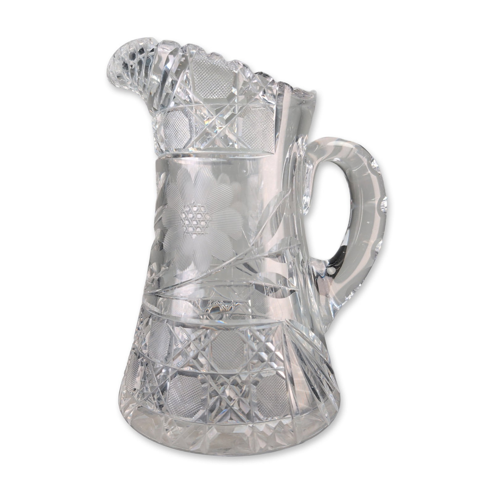 Brilliant Period Cut Crystal Water Pitcher (1 of 3)