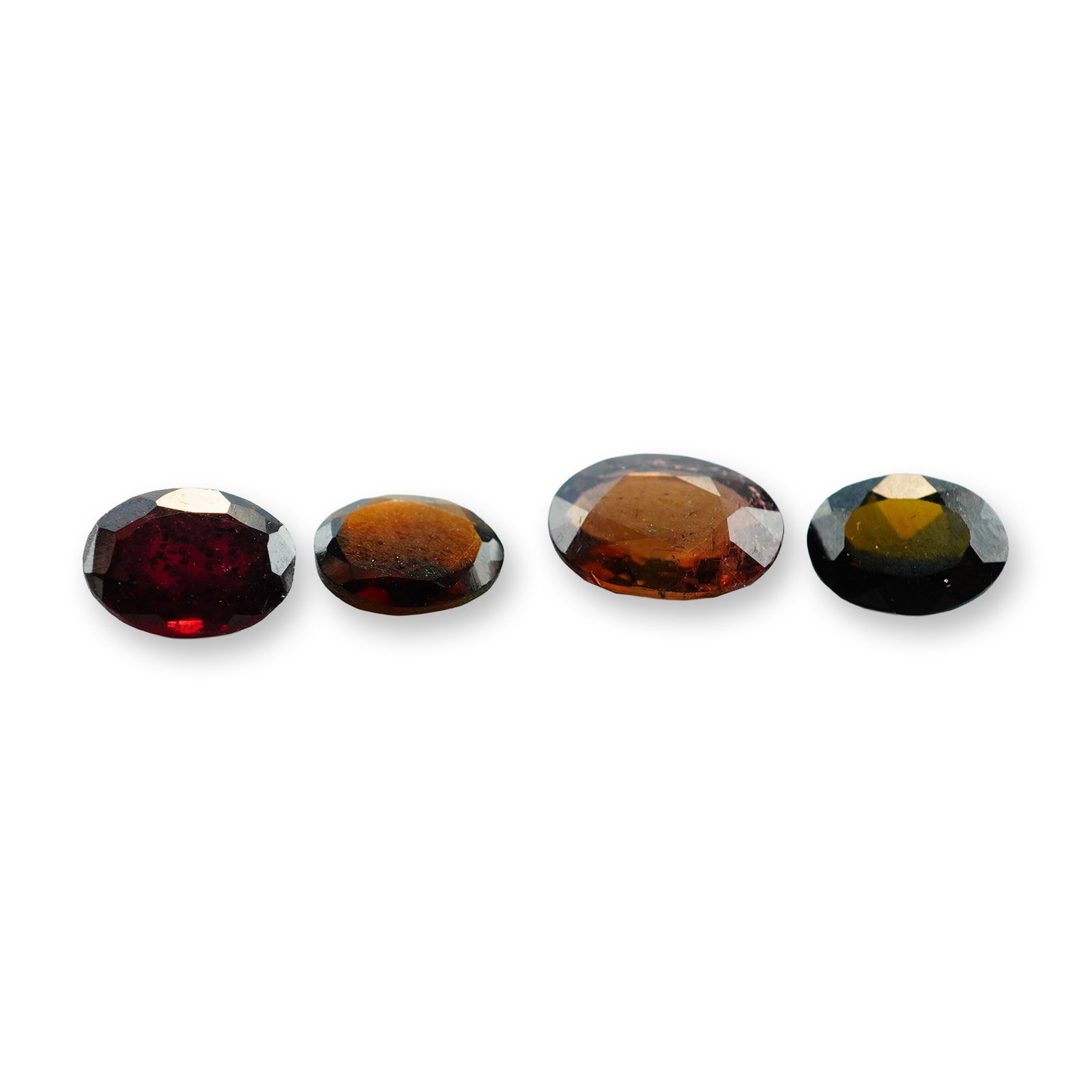 4pc Smoky Quartz Gemstones: Collection of 4pc smoky quartz stones. Smoky quartz is a powerful grounding and protective crystal. It is widely used to neutralize negative energy, alleviate stress and anxiety, and promote mental