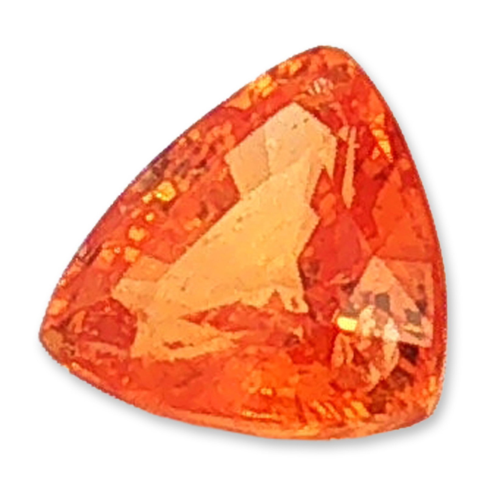 1.05ct Spessartite Garnet Gemstone: 1.05ct Spessartite Garnet Gemstone measuring 6 x 6mm. Spessartite garnet is celebrated as the "Garnet of the Sun." Spiritually, this rare, fiery orange gem is a powerful stone of manifestation,
