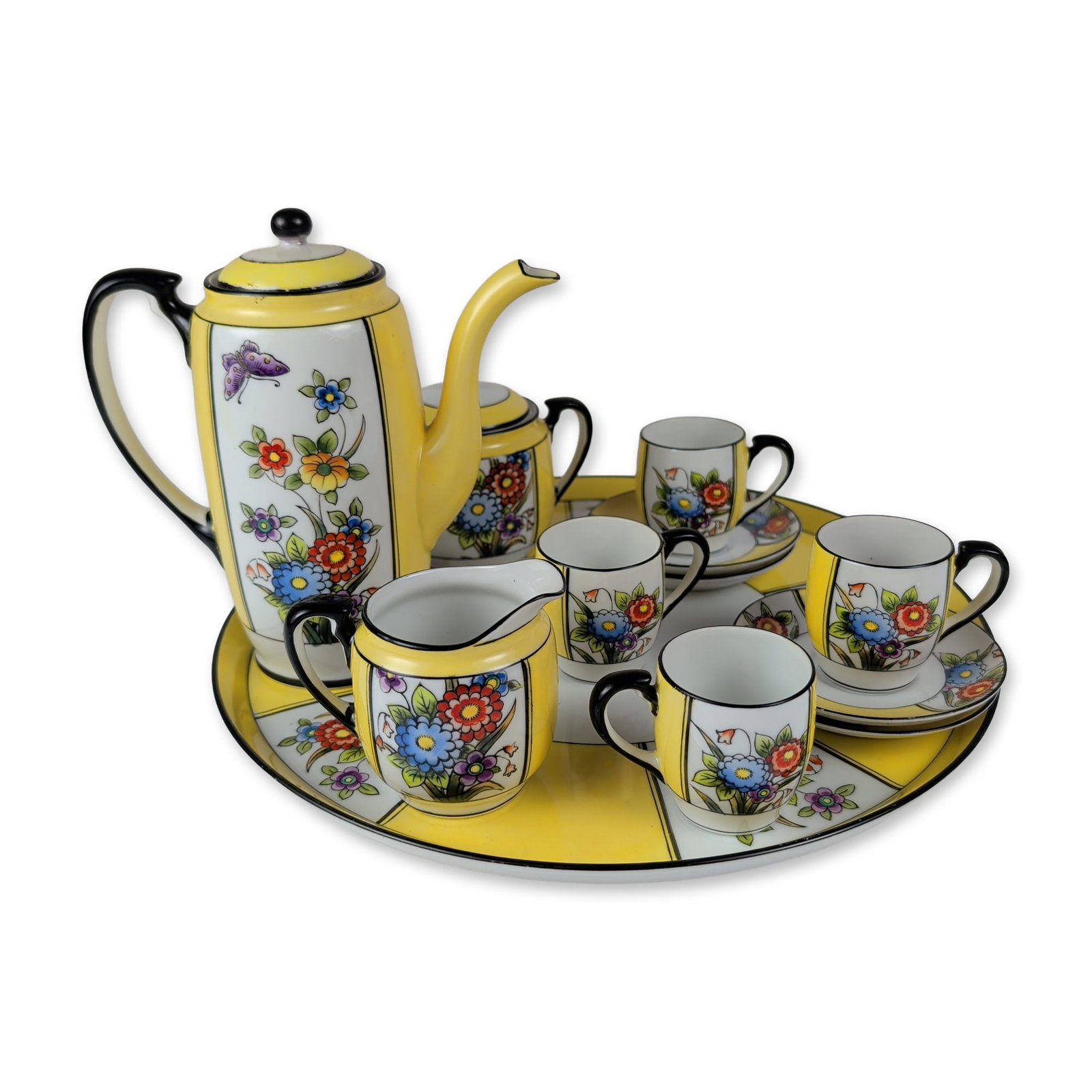 12pc Noritake Porcelain Miniature Tea Set (1 of 5)