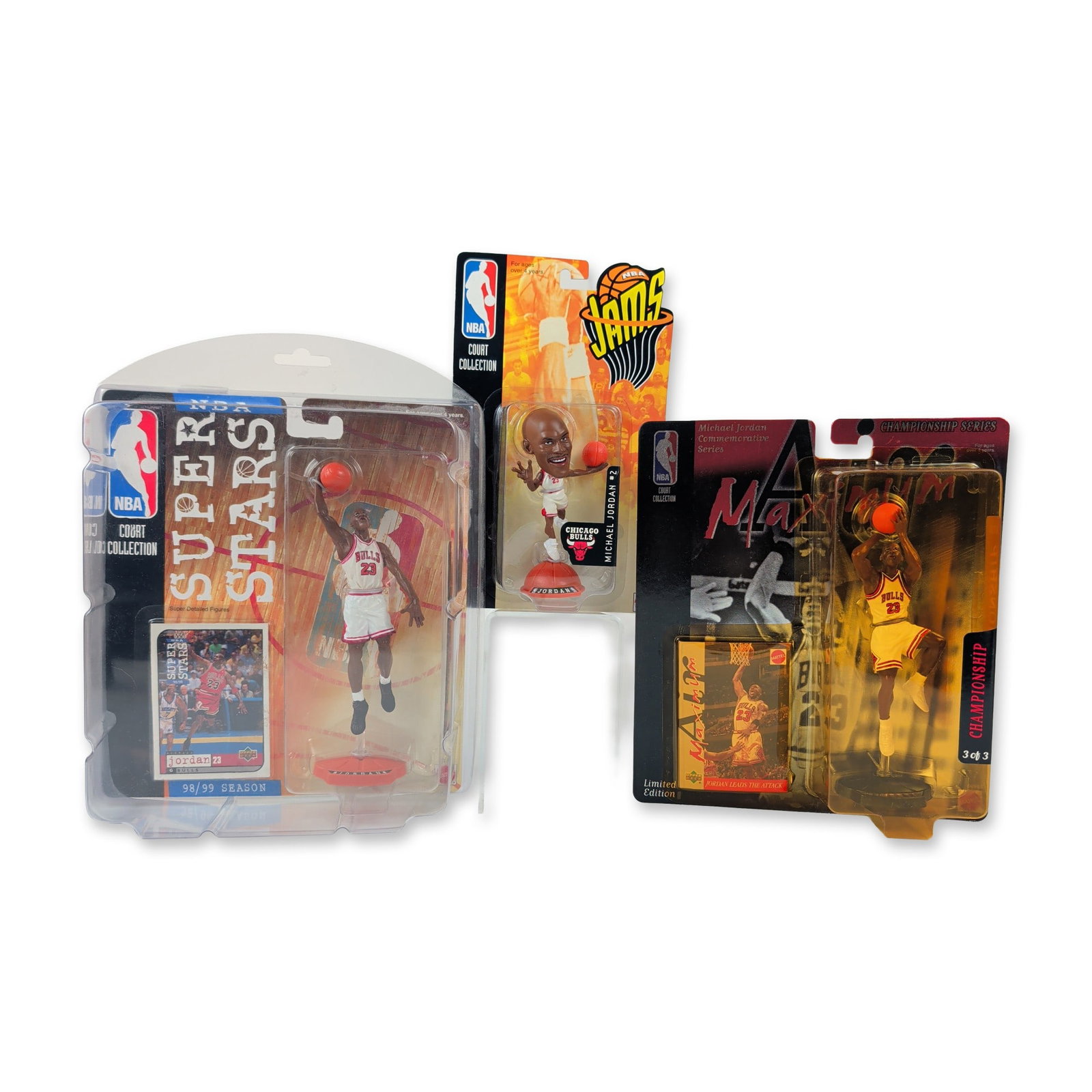 3pc Mattel Michael Jordan Action Figures (1 of 5)