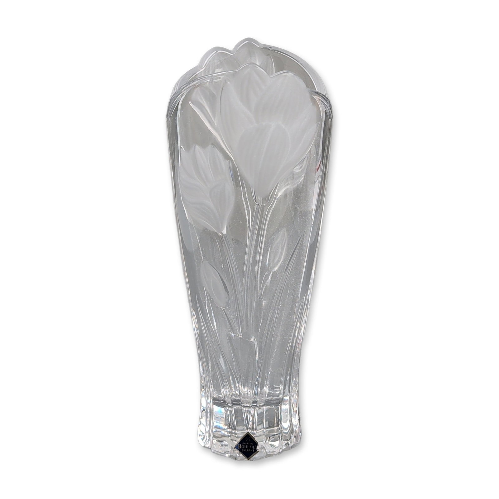 Jihlavske Sklarny Bohemia Czech Lead Crystal Vase (1 of 7)