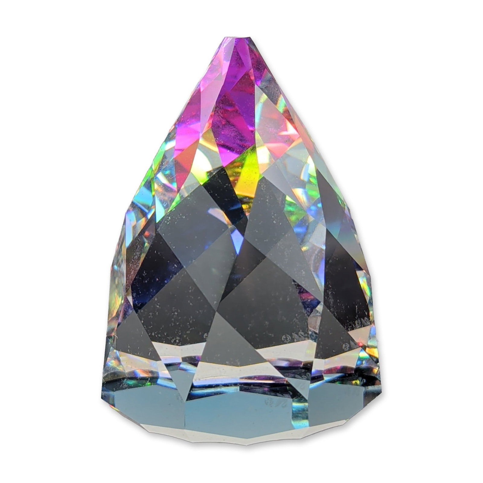 Swarovski Aurora Borealis Crystal Prism Paperweight (1 of 6)