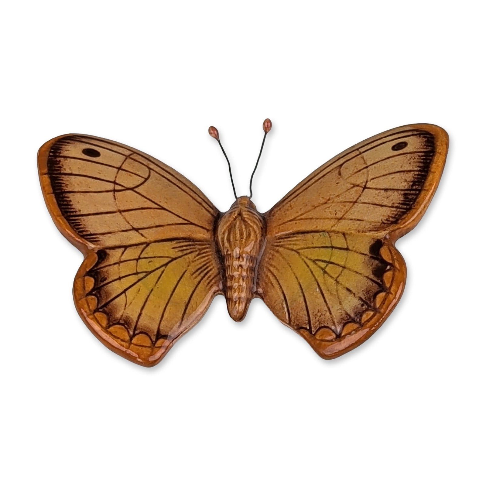Beswick England Ceramic Small Heath Butterfly Wall Plaque (1 of 4)
