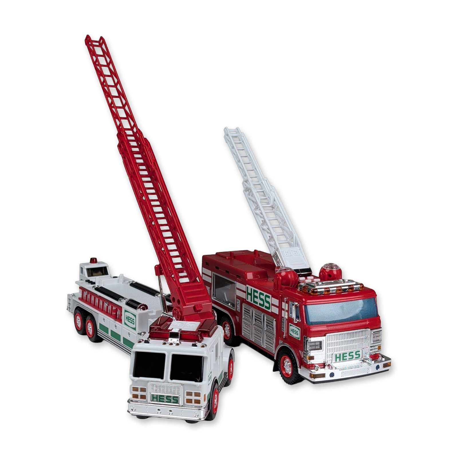 Two Hess Toy Model Emergency and Fire Trucks with Rescue Vehicles (1 of 4)