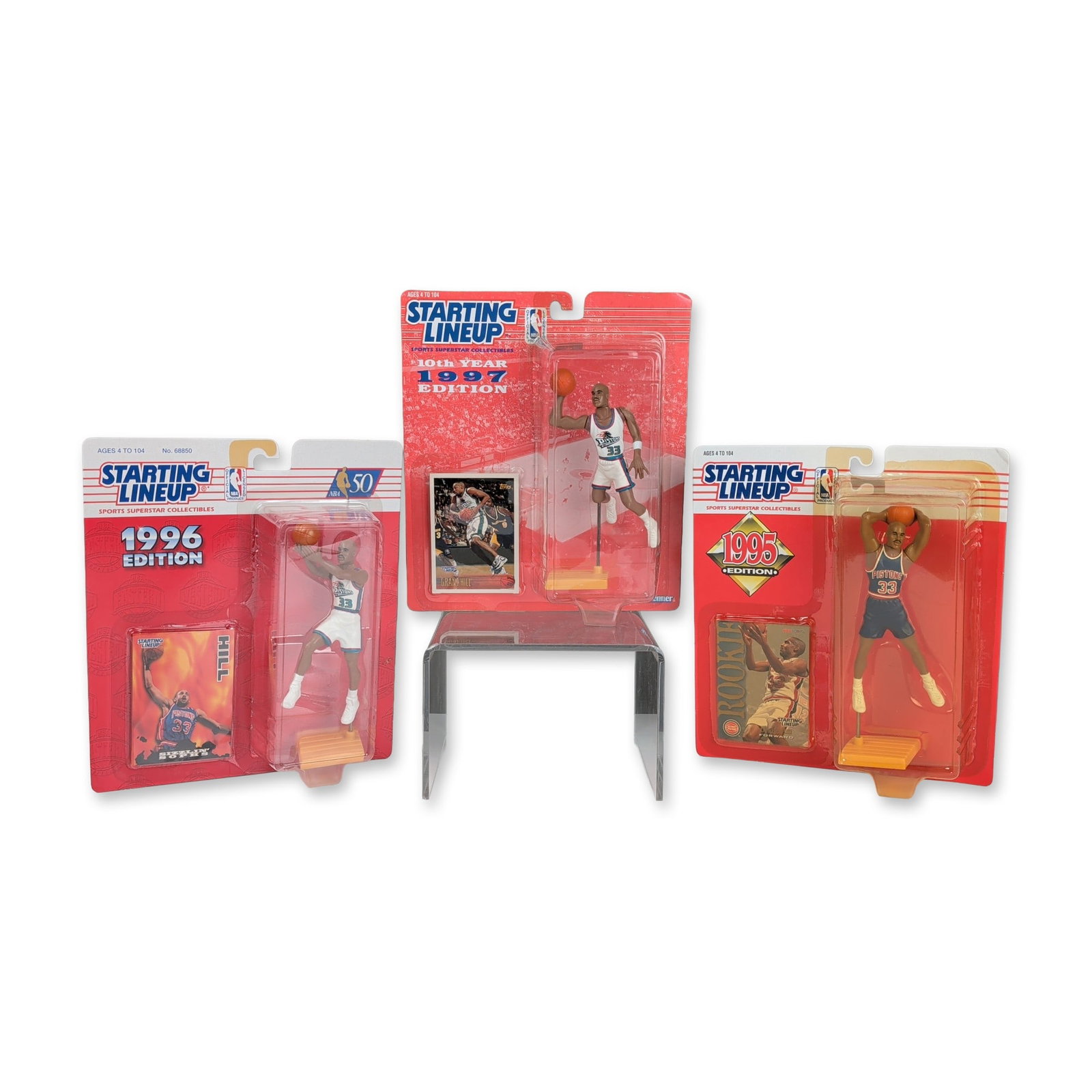 3pc Kenner 1995-1997 NBA Starting Lineup Figures (1 of 2)