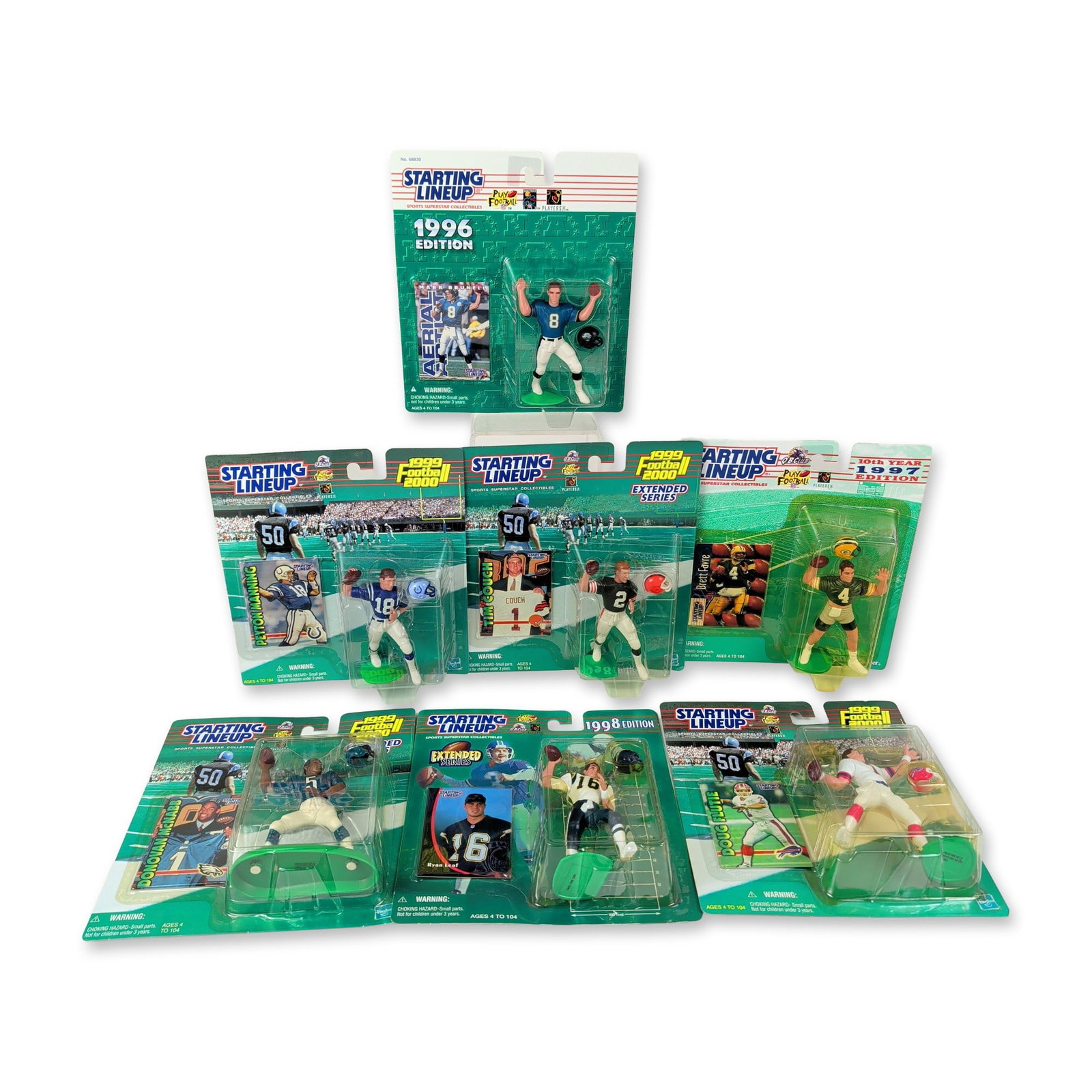 7pc NFL Kenner Starting Lineup Quarterback Action Figure Collection (1 of 9)