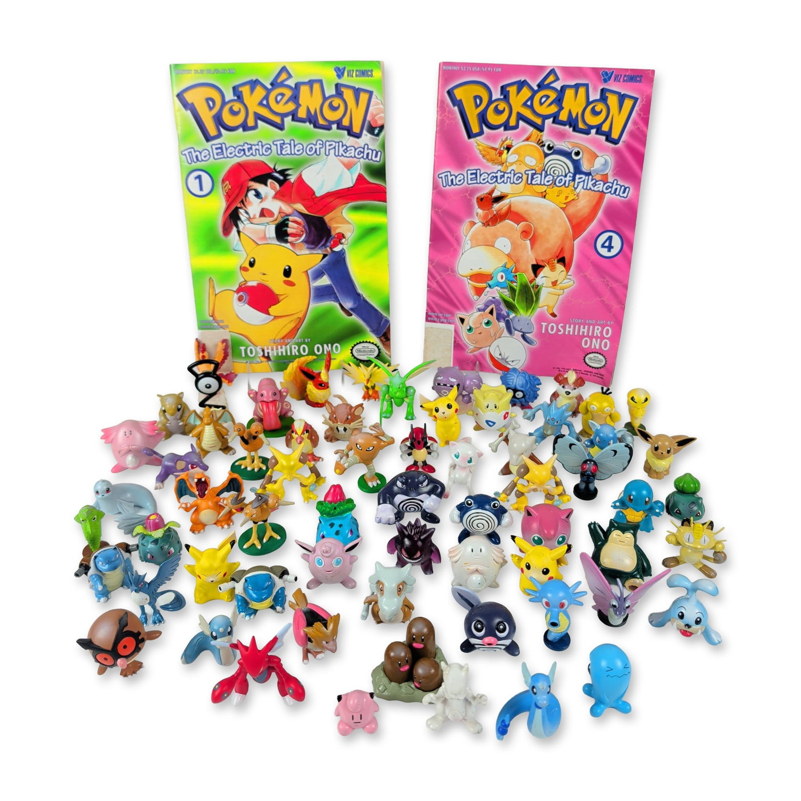 65pc Pokemon Mini Figures and Two Manga Books (1 of 6)