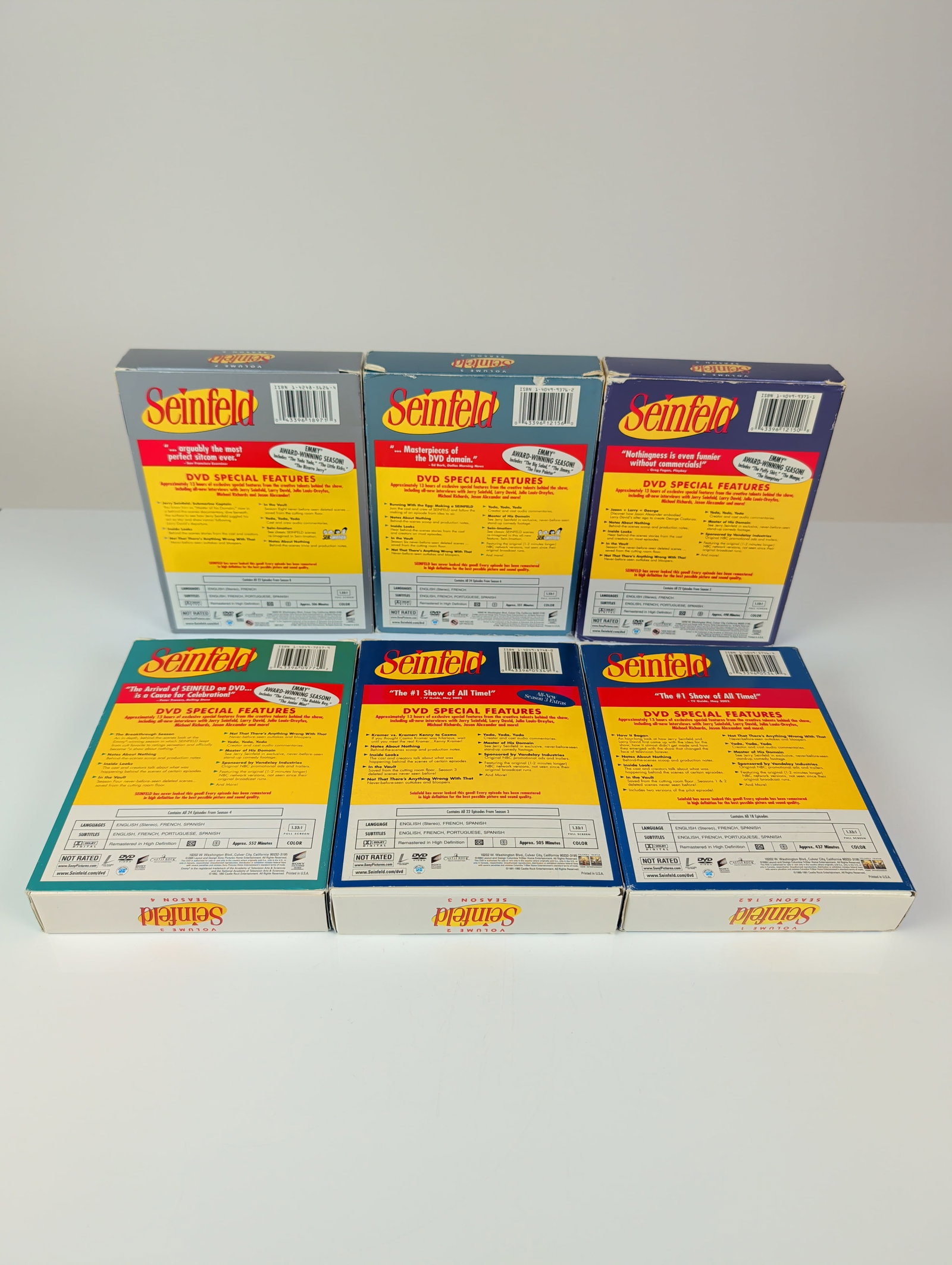 6pc Seinfeld DVD Box Sets - 4