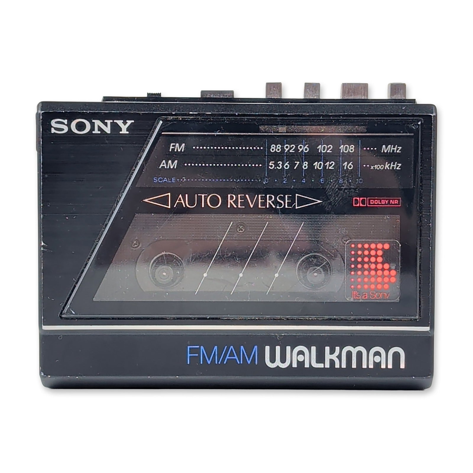 Sony WM-F77 FM/AM Stereo Cassette Walkman (1 of 4)