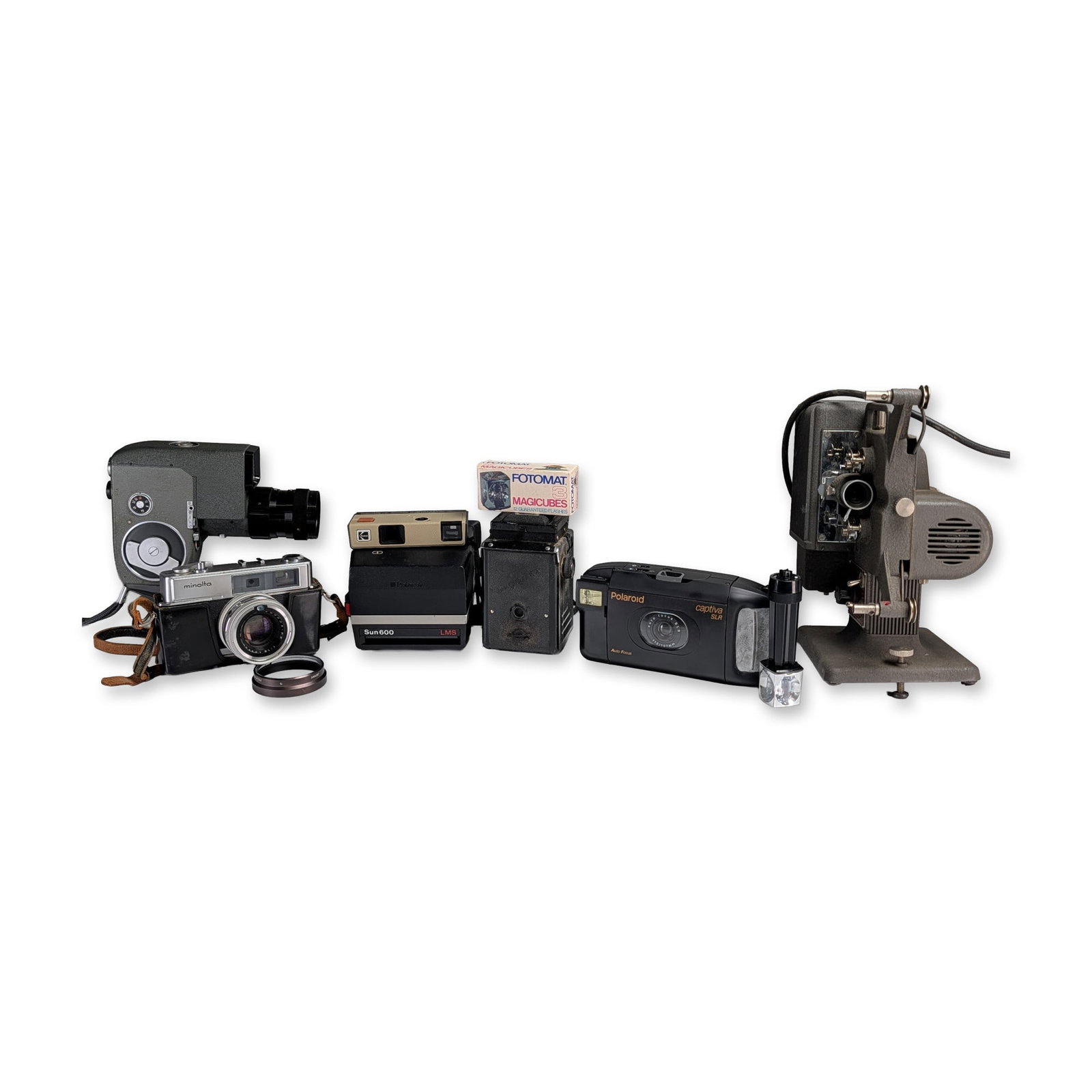 7pc Vintage Cameras, Movie Cameras & Equipment (1 of 10)