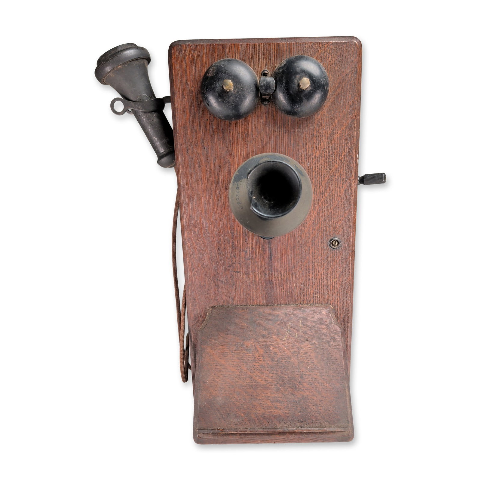 Stromberg-Carlson 1918 Model 896 Oak Wall Telephone (1 of 7)