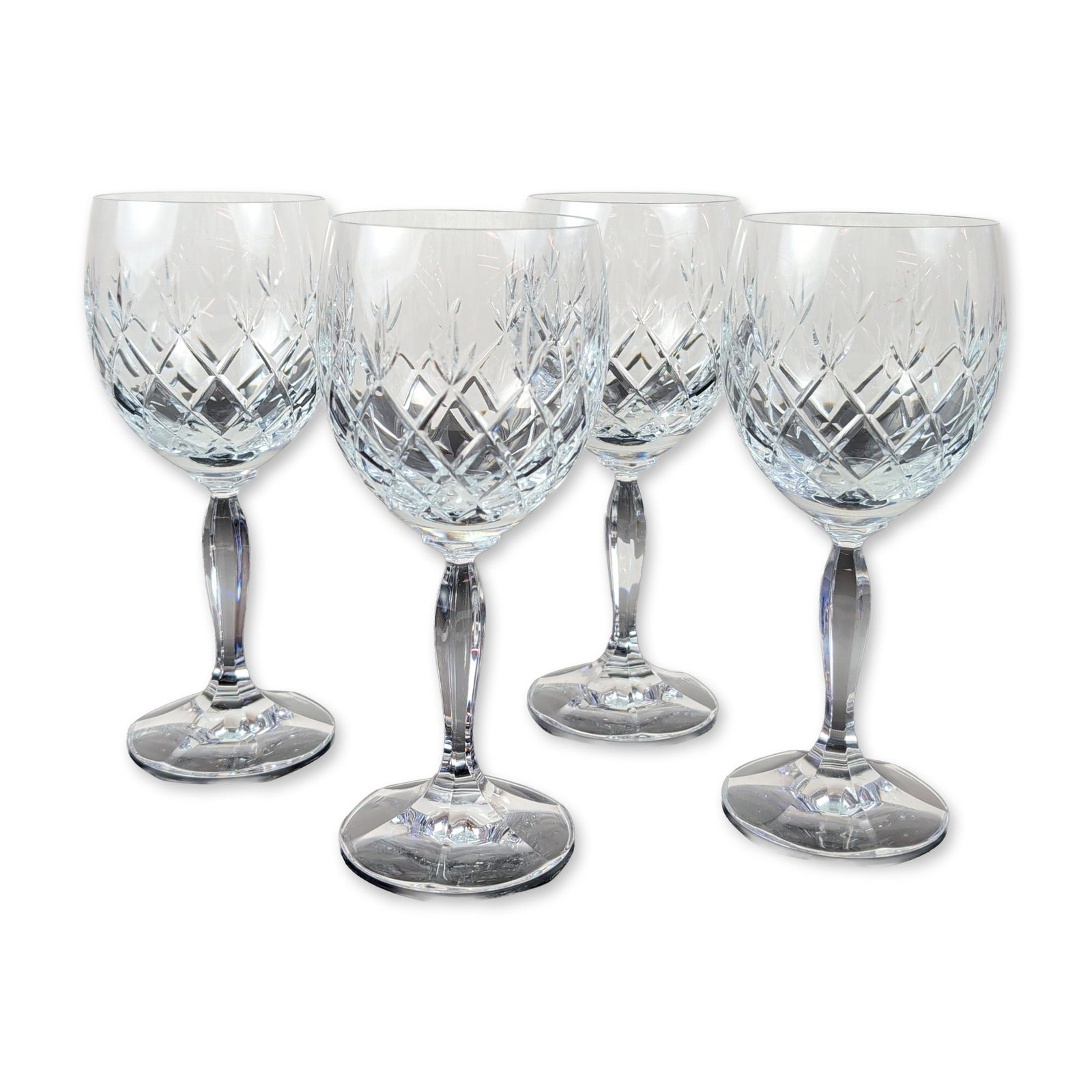 4pc Crystal Wine Glasses (1 of 4)