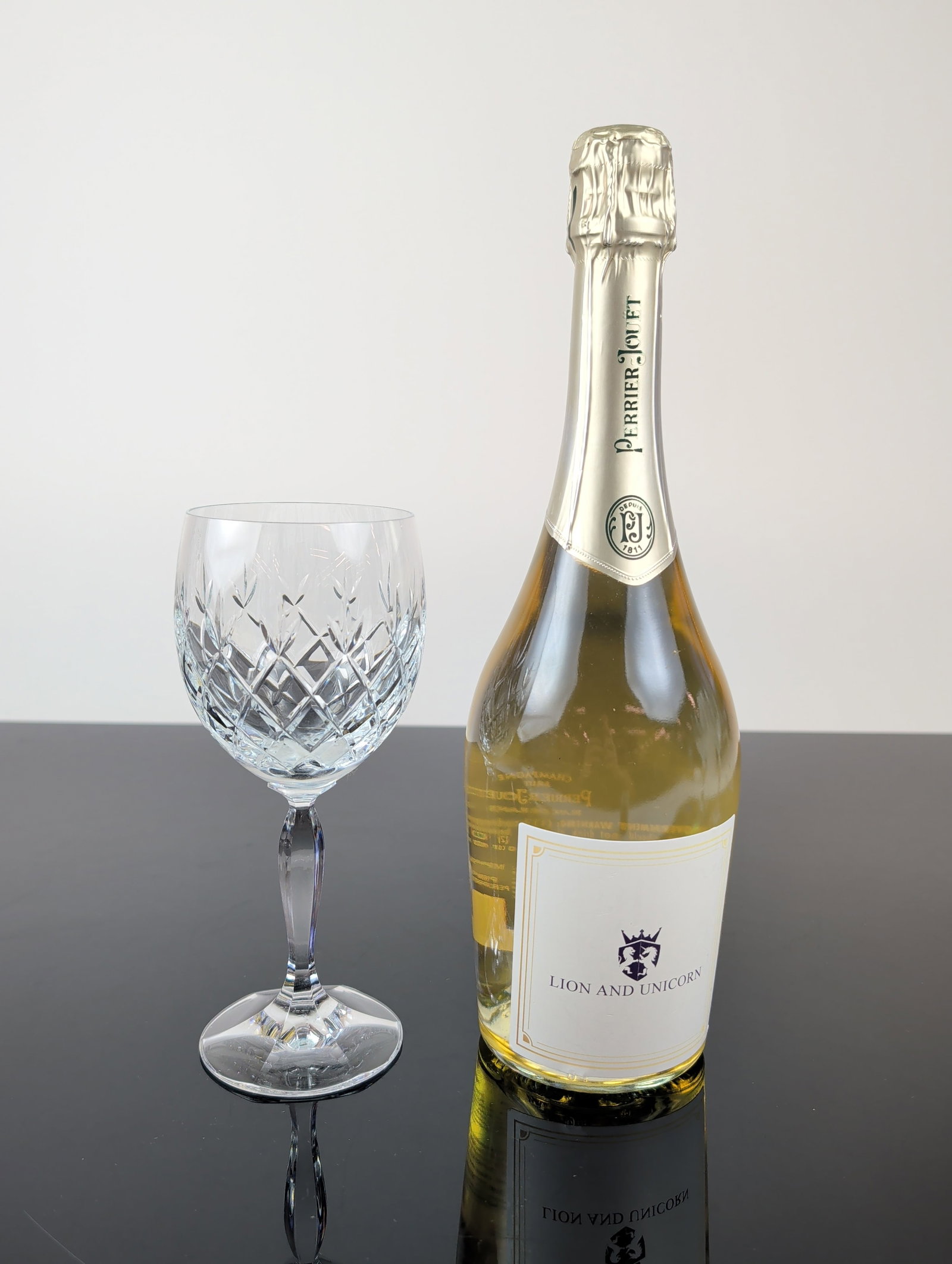 4pc Crystal Wine Glasses - 4